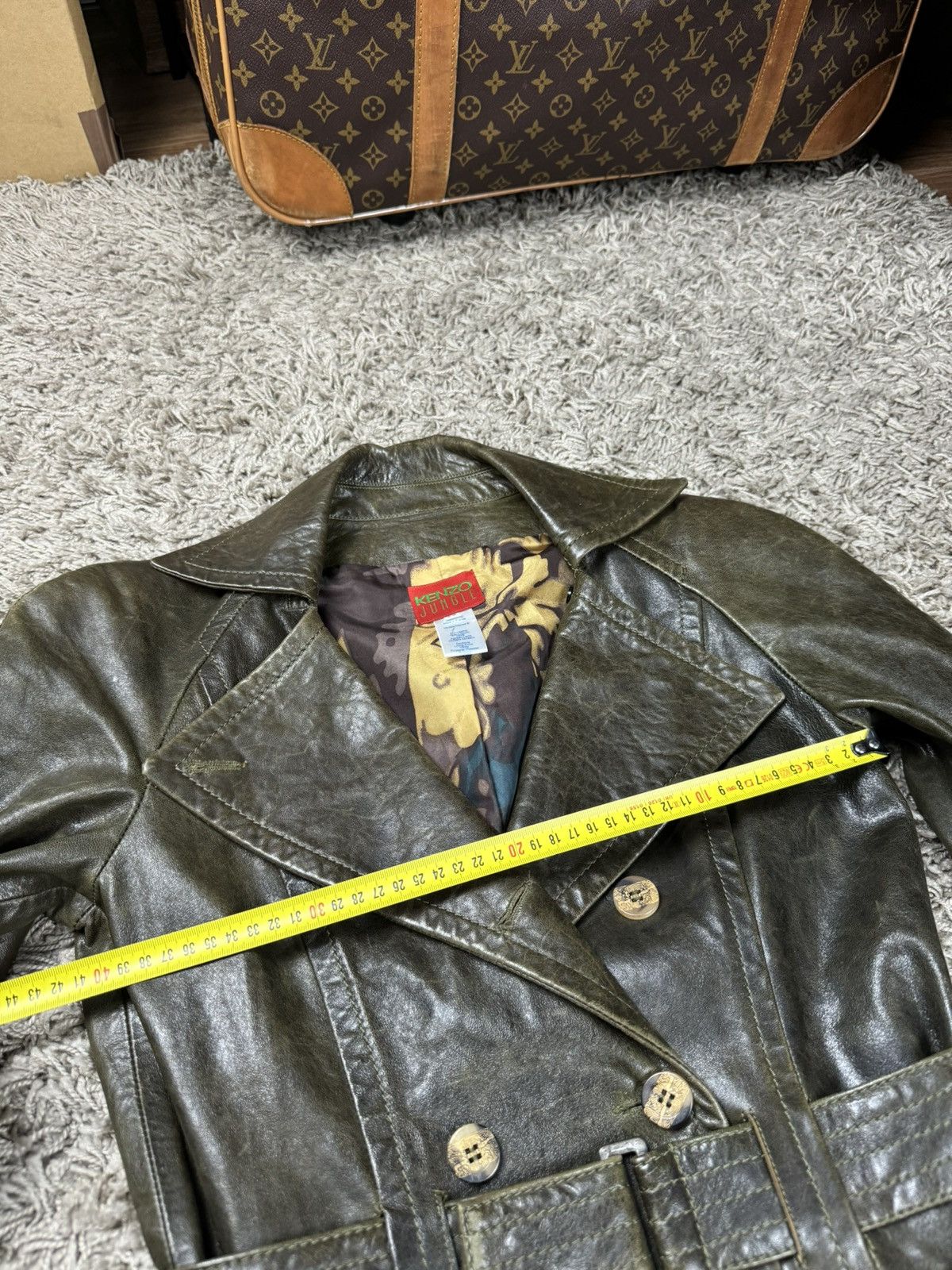 Kenzo Vintage leather jacket Kenzo Jungle original casual item Size M / US 6-8 / IT 42-44 - 5 Thumbnail