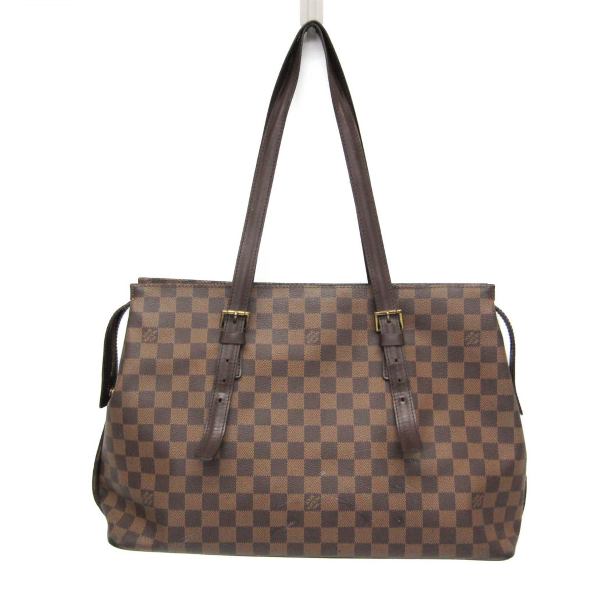 Louis Vuitton Louis Vuitton Damier Chelsea N51119 Women's Shoulder Bag Brown,Ebene Size ONE SIZE - 1 Thumbnail