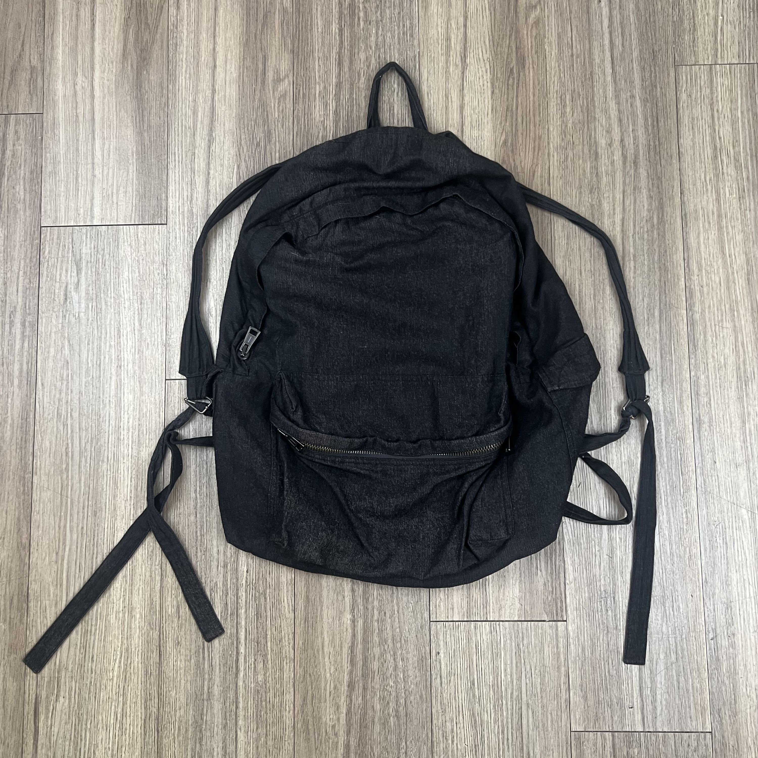 Ann Demeulemeester Ann Demeulemeester Wool/Linen Bondage Backpack Size ONE SIZE - 1 Thumbnail