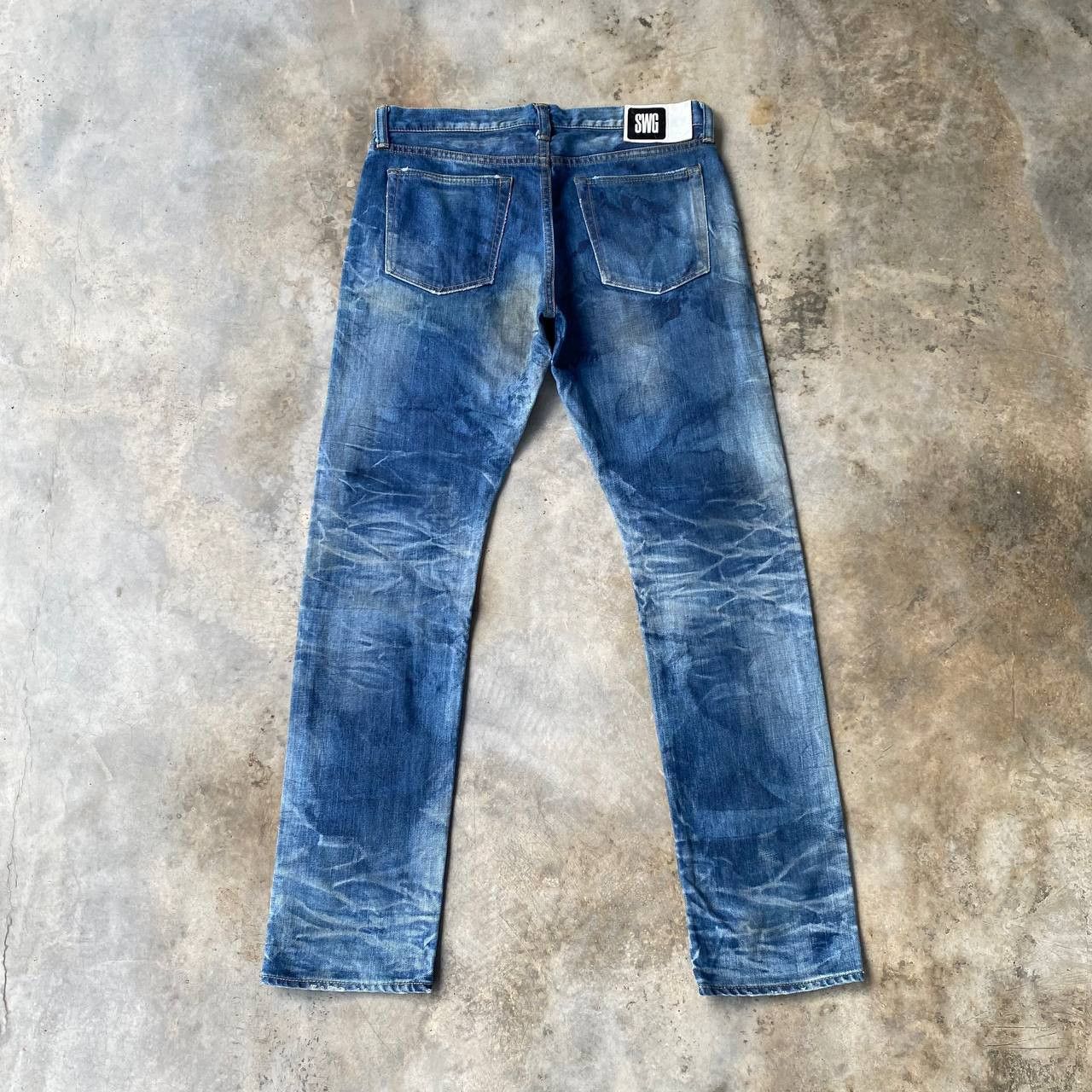 Swagger JAPANESE ARCHIVE SWAGGER FADED HEAVY WHISKERING HONEYCOMB Size US 33 - 9 Thumbnail
