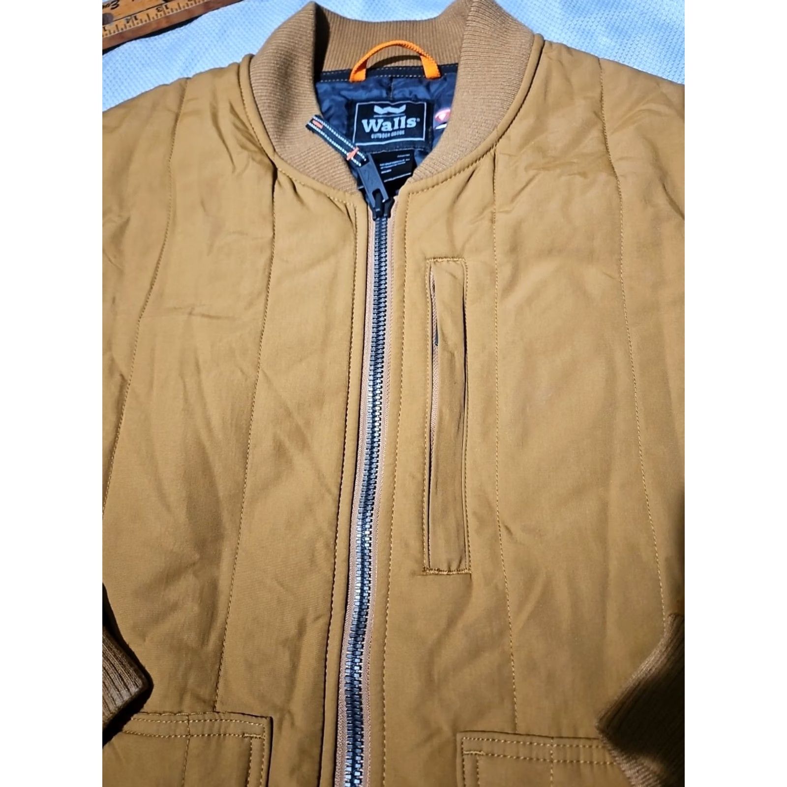 Walls Walls Jacket Mens M Beige Nwt Bristlecone Driftwood Puffer Primaloft Full Zip Size US M / EU 48-50 / 2 - 7 Thumbnail