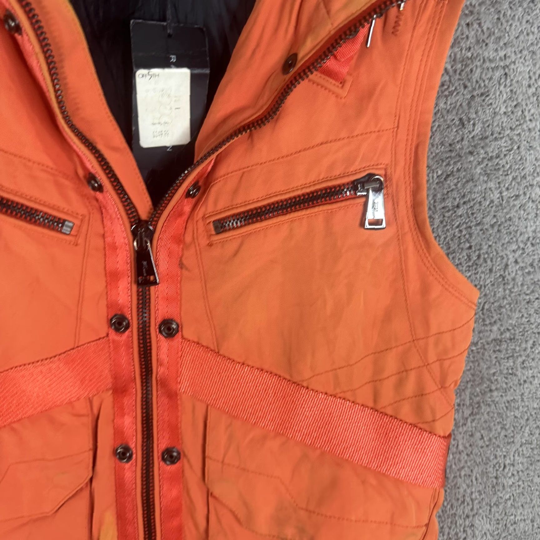 Ralph Lauren Ralph Lauren SPCL AGENT Vest Mens M Orange Quilted Full Zip Insulated Military Jacket Style Casual Travel Pockets Size US M / EU 48-50 / 2 - 3 Thumbnail