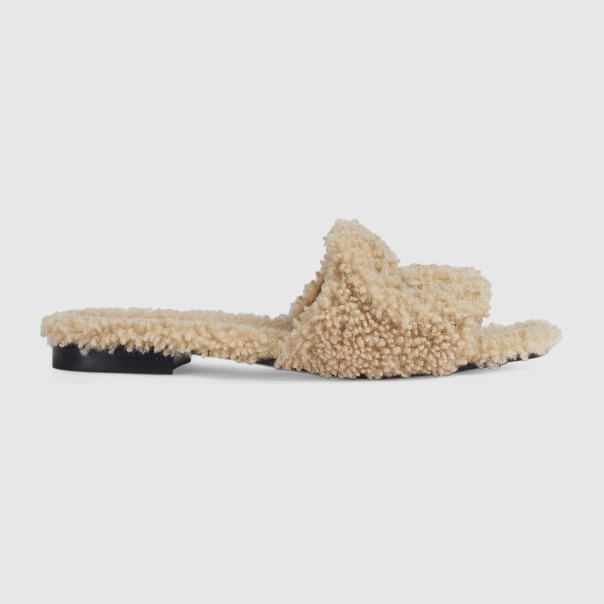 Gucci Gucci Interlocking G Merino Wool Slide Sandals SIZE 37 Size ONE SIZE - 1 Thumbnail