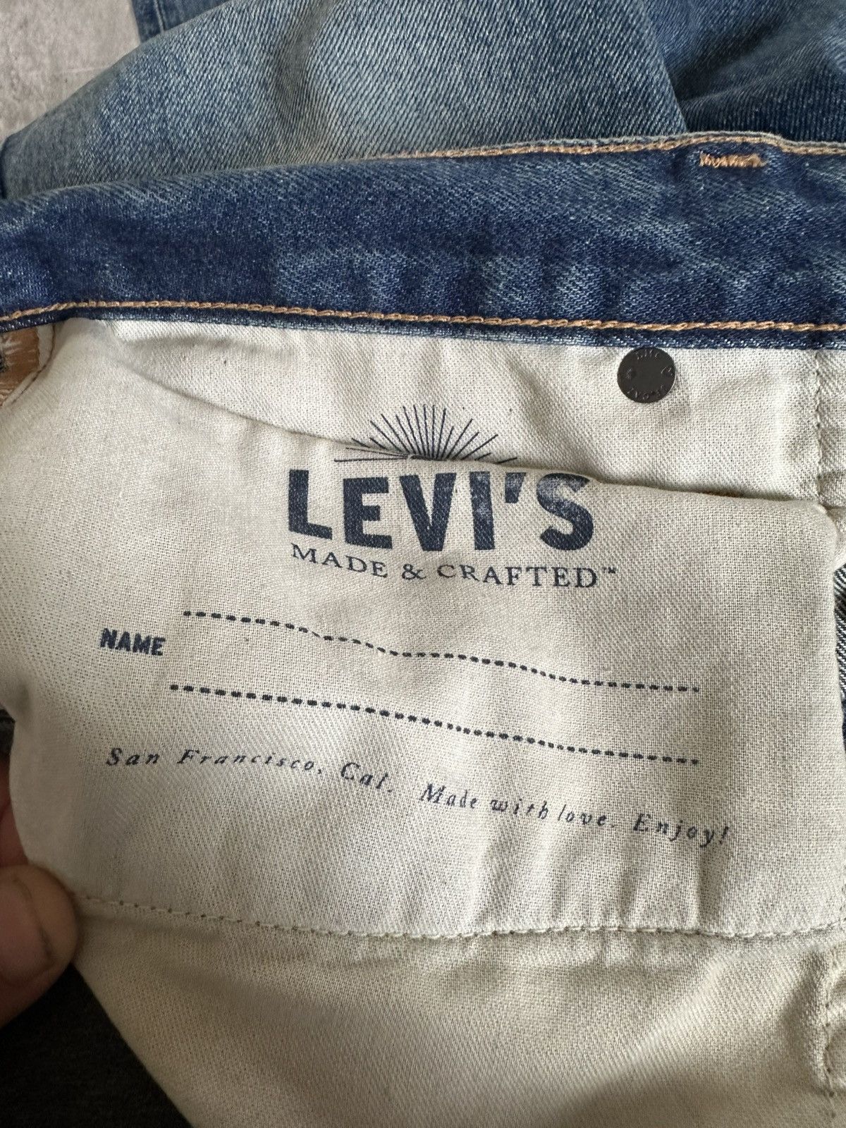 Levi's Made & Crafted Levi’s Made & Crafted 551Z Sample Garment Straight Leg 32/32 Size US 32 / EU 48 - 6 Thumbnail