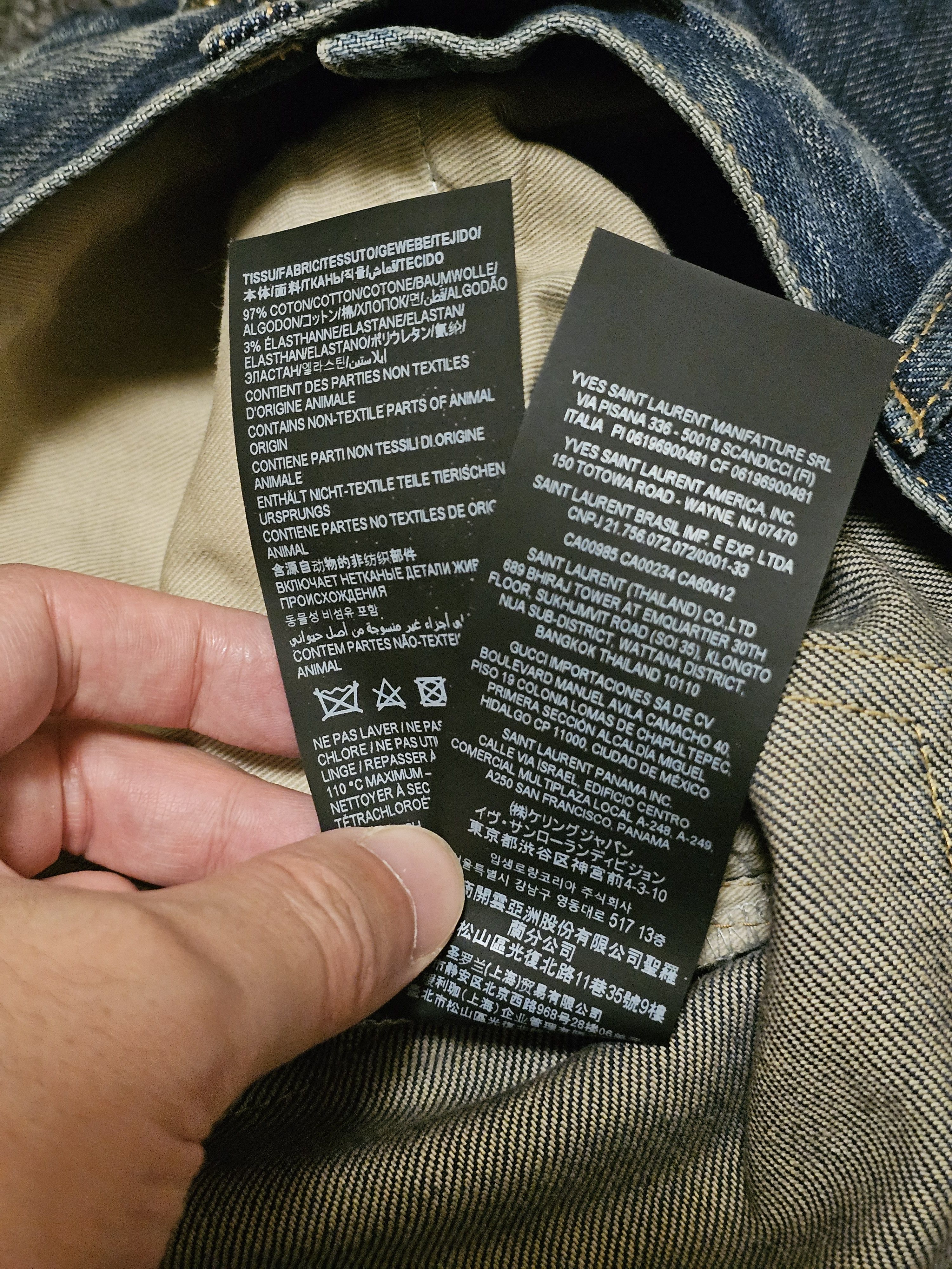 Saint Laurent Paris Saint Laurent Men's D02 Jeans Size 29 like new Size US 29 - 7 Thumbnail