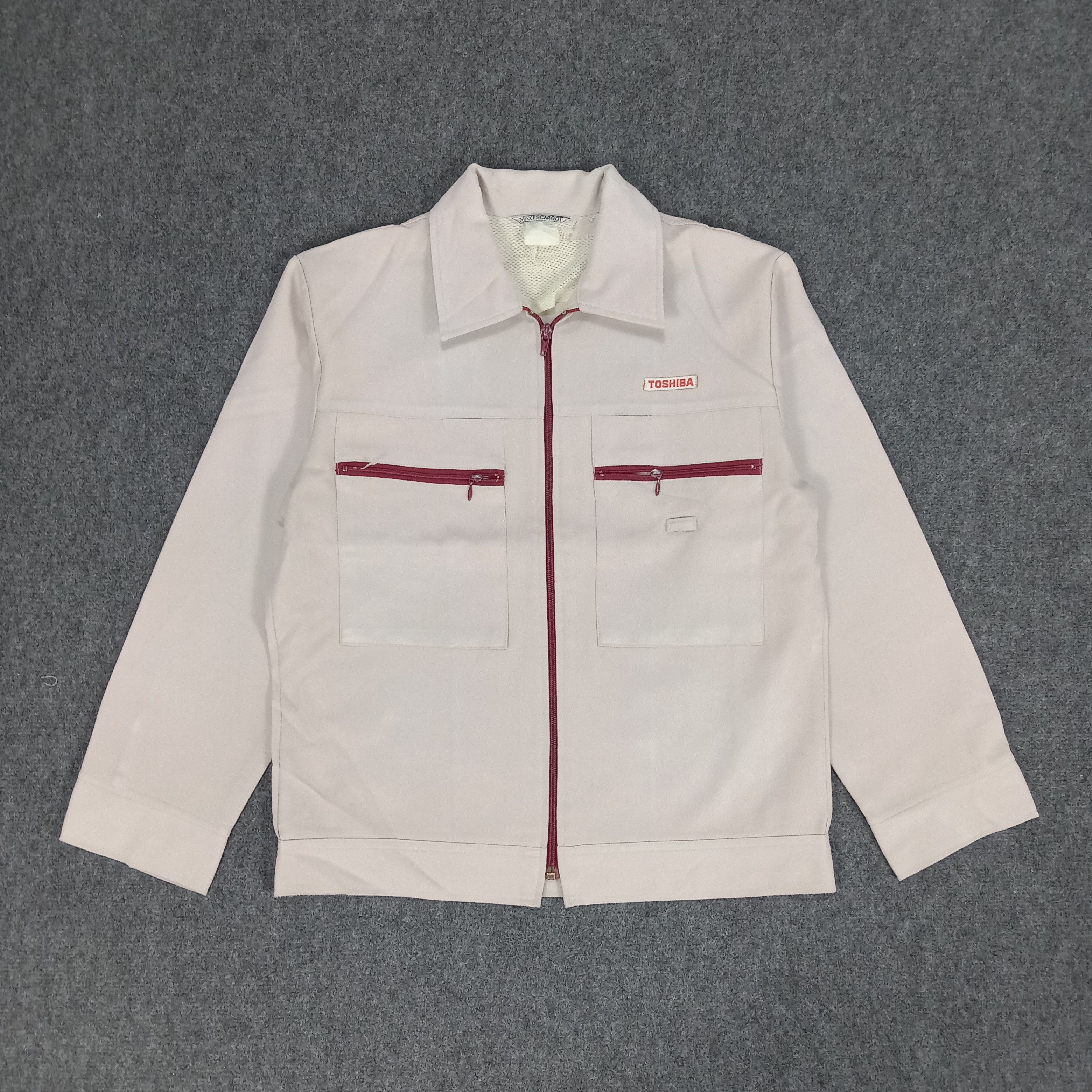 Japanese Brand × Vintage Toshiba Japanese Electronic Technician Jacket Size US S / EU 44-46 / 1 - 1 Thumbnail