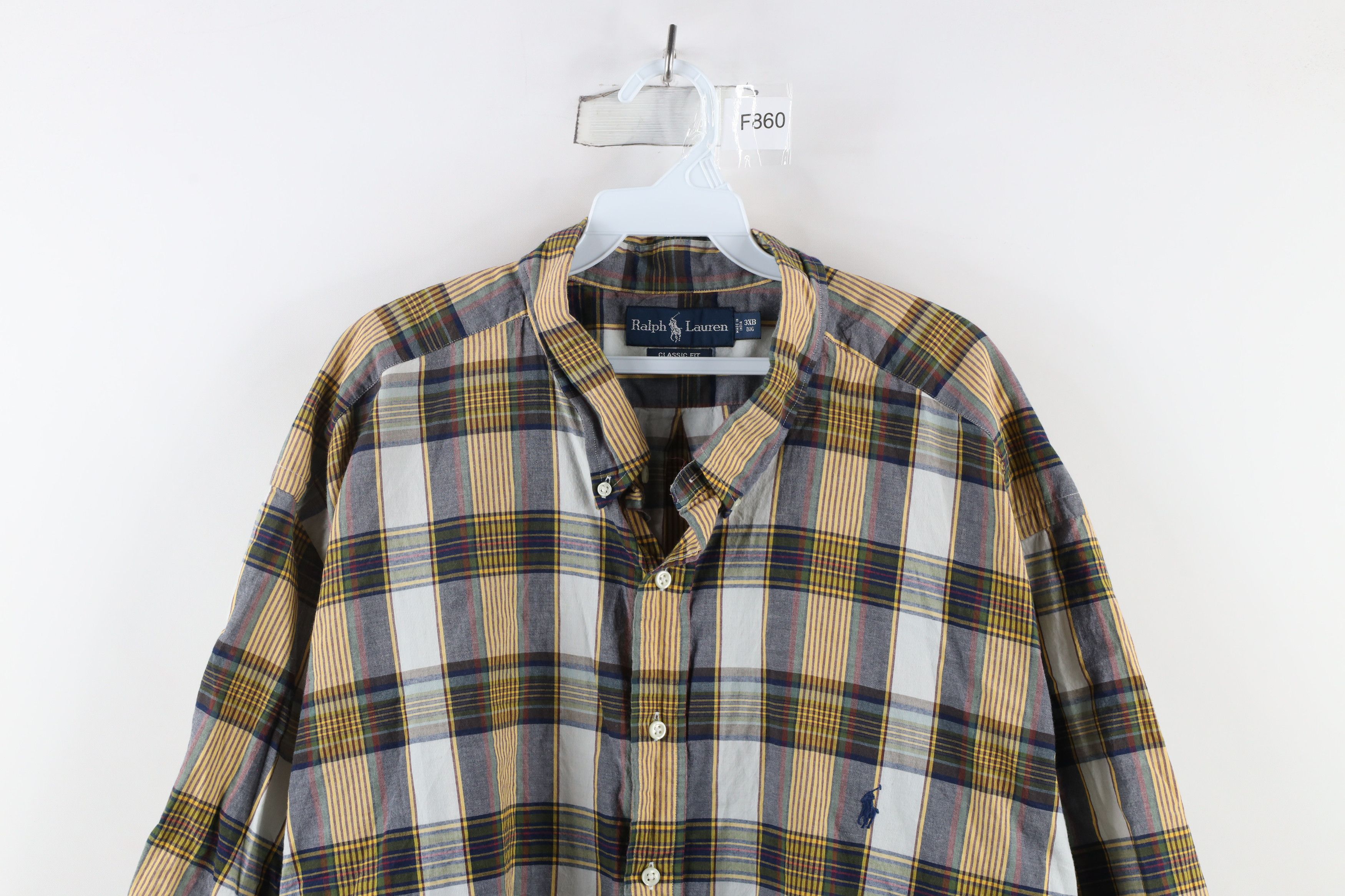 Ralph Lauren × Vintage Vintage 90s Ralph Lauren Fit Short Sleeve Button Down Shirt Size US XXL / EU 58 / 5 - 2 Thumbnail
