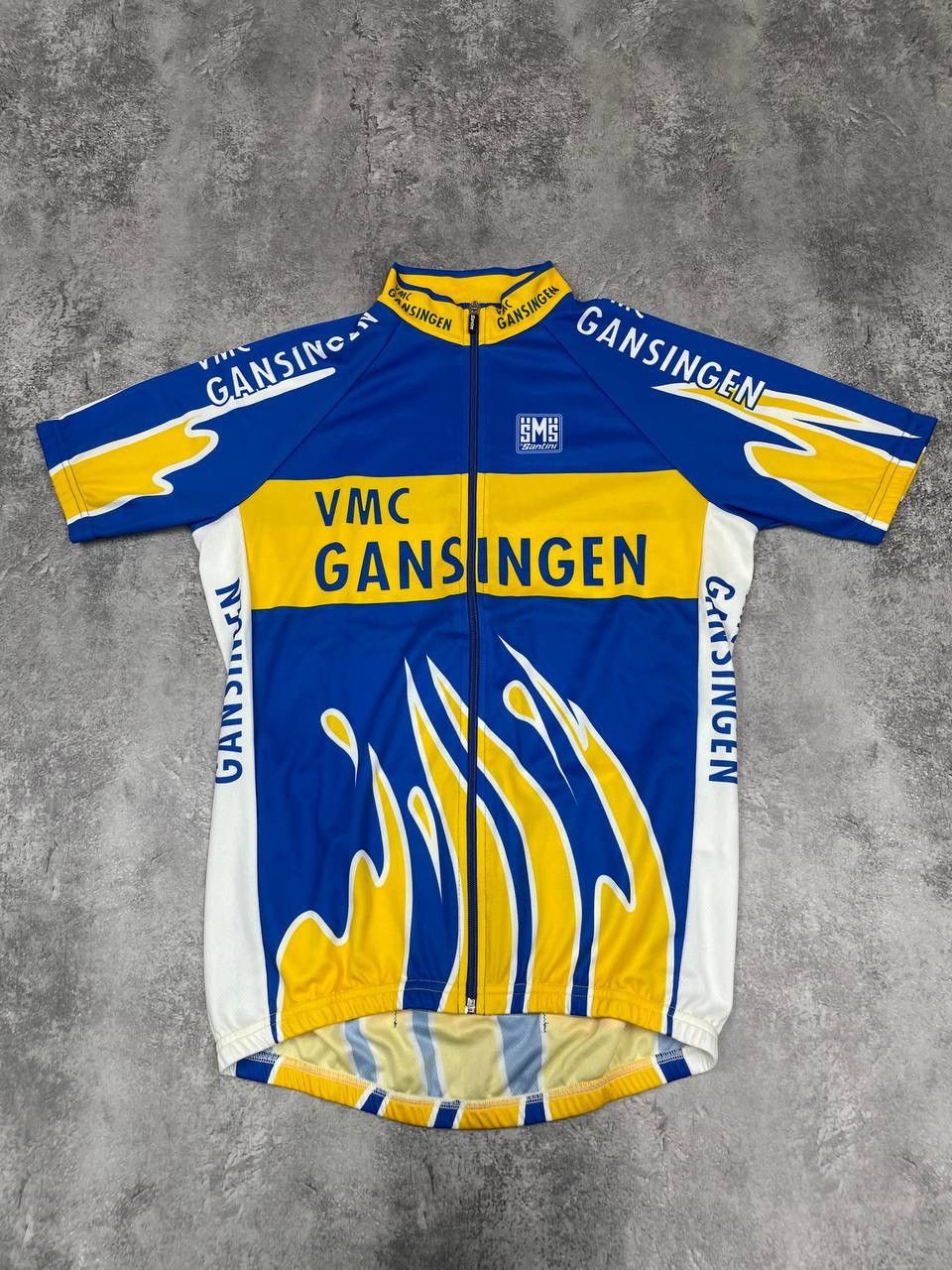 Other Santini VMC Gansingen Men Cycling Jersey Short Sleeve Blue Size US L / EU 52-54 / 3 - 1 Thumbnail