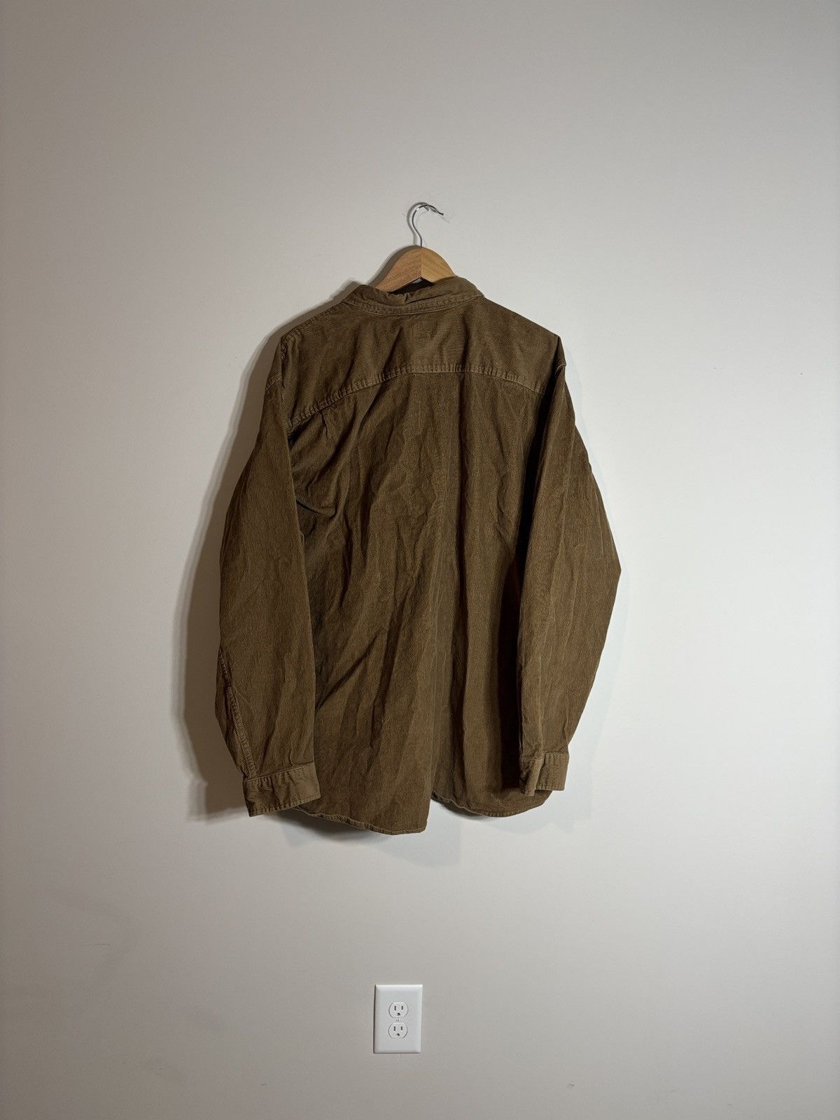 L.L. Bean L.L. Bean Corduroy Button Down Shirt Traditional Fit XXL Size US XXL / EU 58 / 5 - 4 Thumbnail