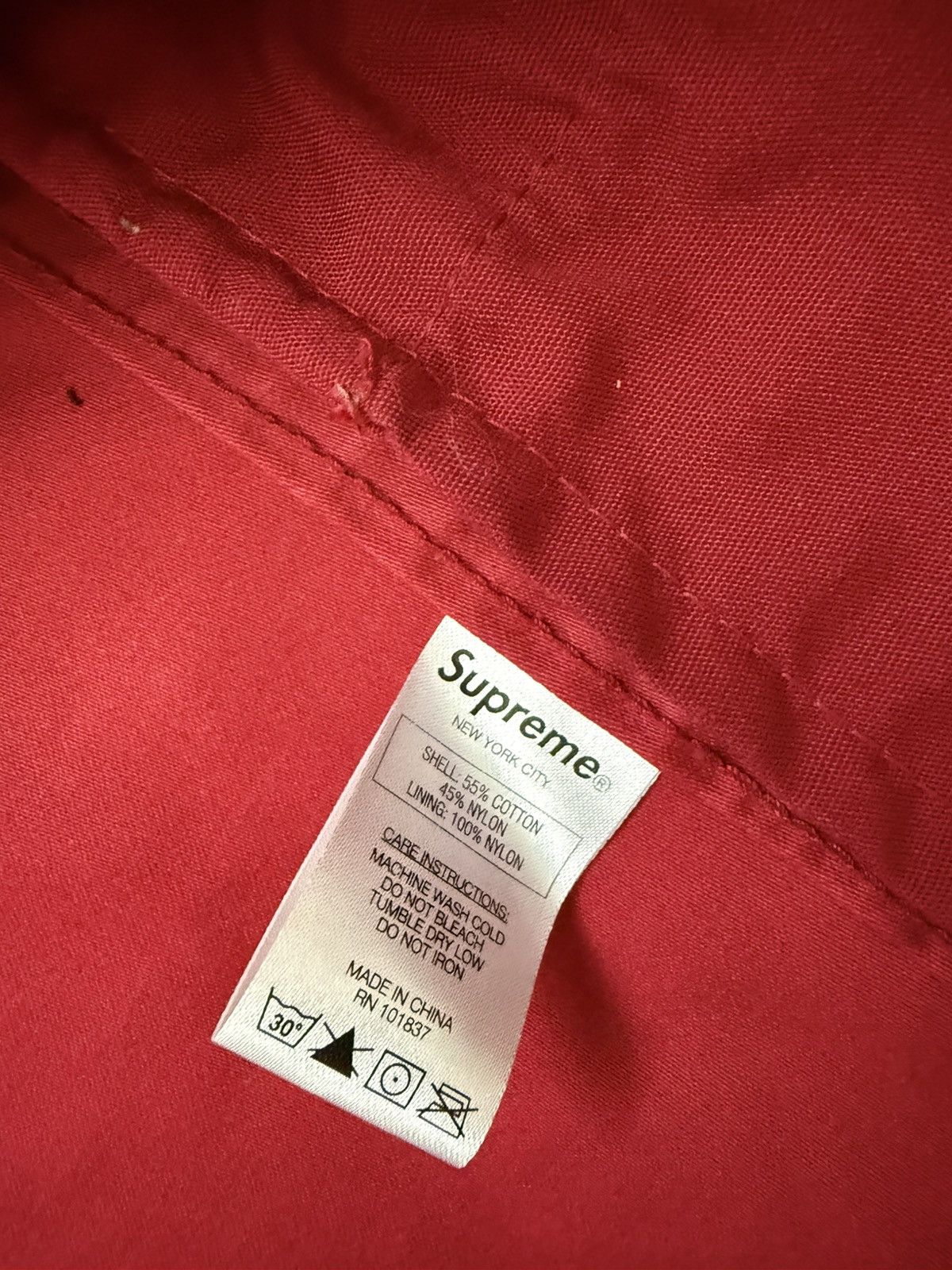 Supreme Supreme basquiat m65 large red fw13 Size US L / EU 52-54 / 3 - 4 Thumbnail