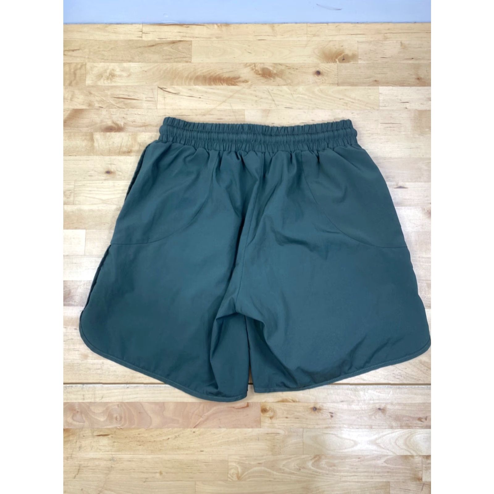 Vintage Echt Gym Shorts Mens S Green Drawstring Activewear Training Bodybuilding Size US 29 - 2 Thumbnail