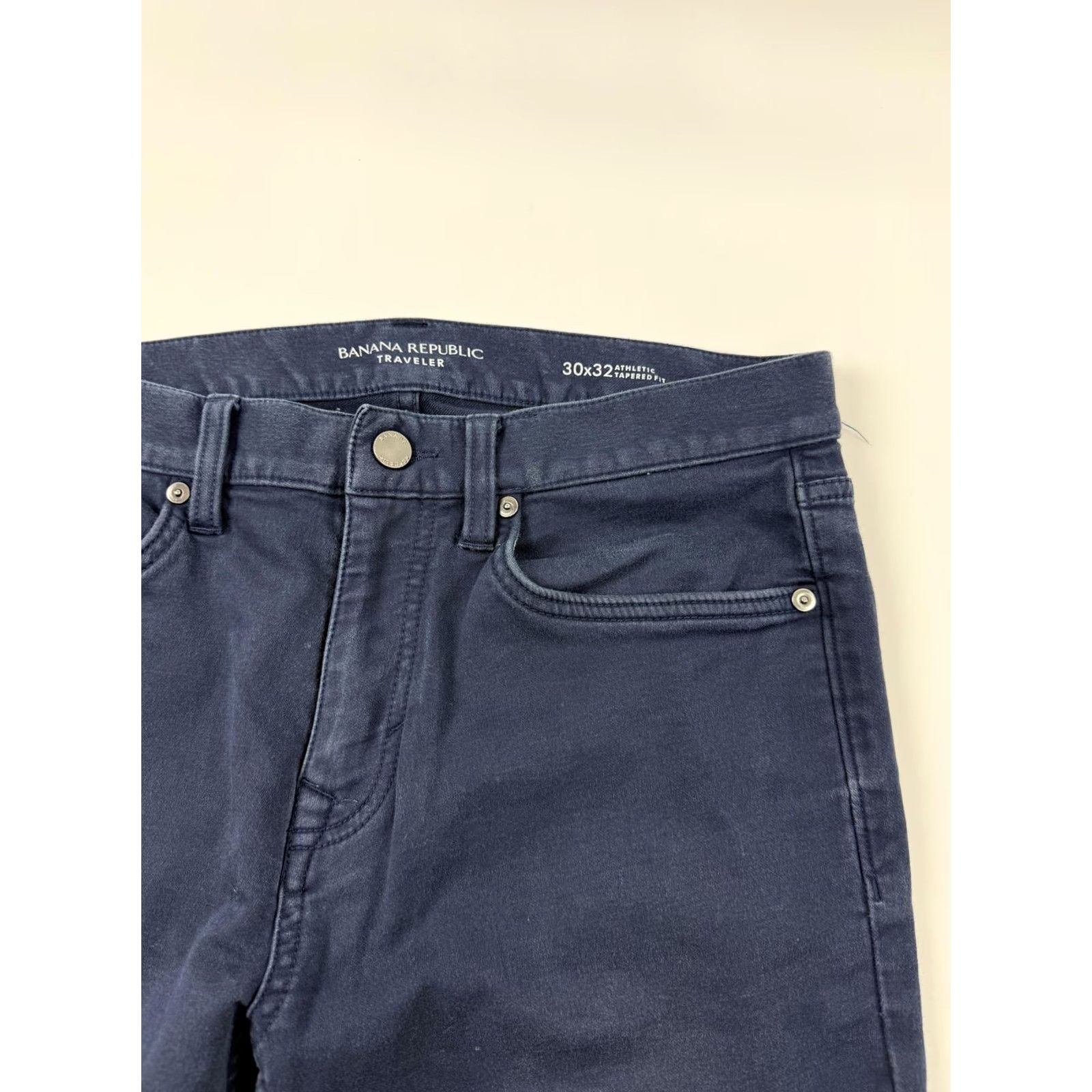Banana Republic Banana Republic Traveler Jeans Mens 30x30 Blue Athletic Tapered Stretch Denim Size US 30 / EU 46 - 5 Thumbnail