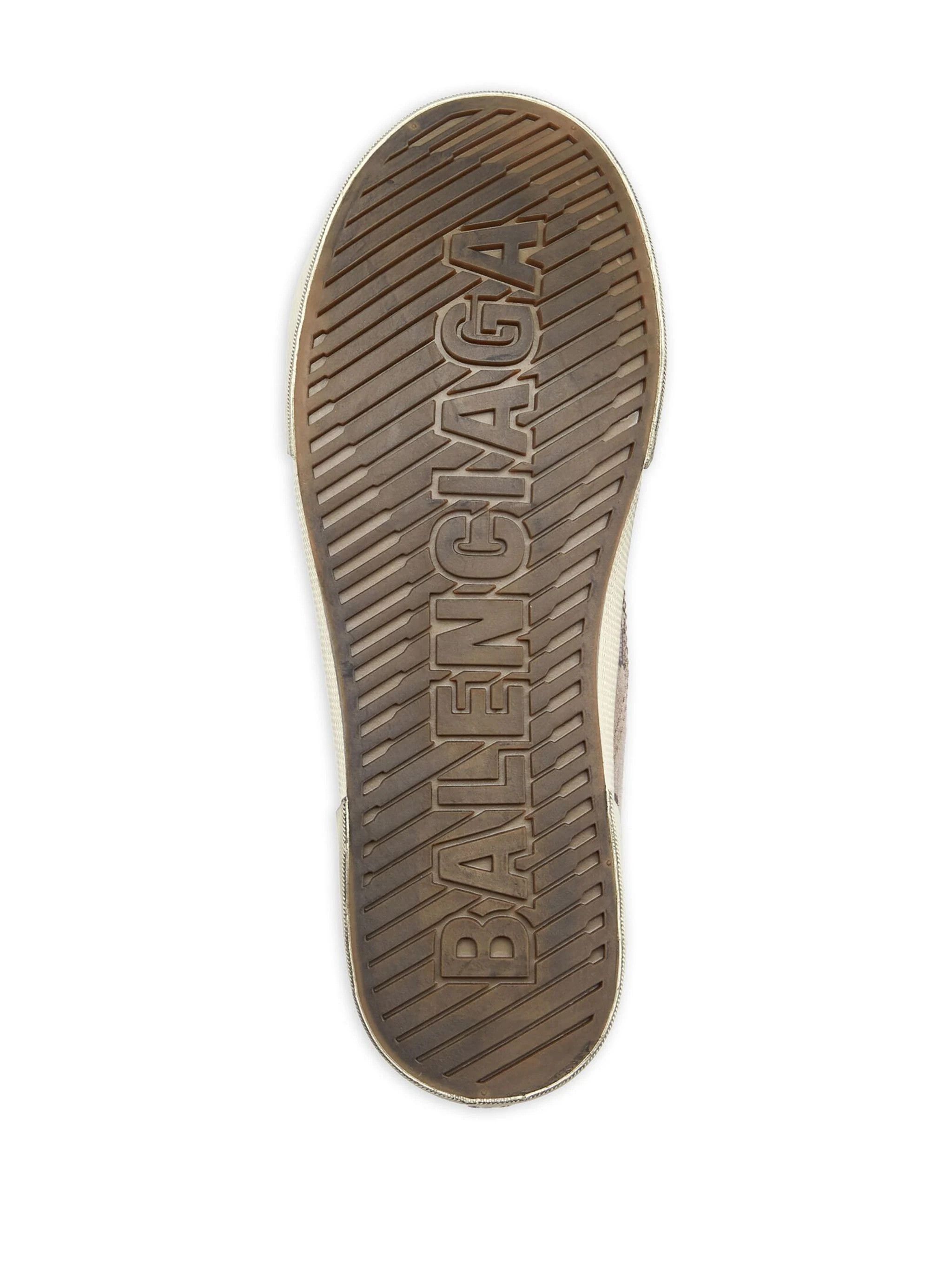 Balenciaga oc11z10624 Paris BB Monogram Sneakers in Beige Size US 11 / EU 44 - 5 Thumbnail