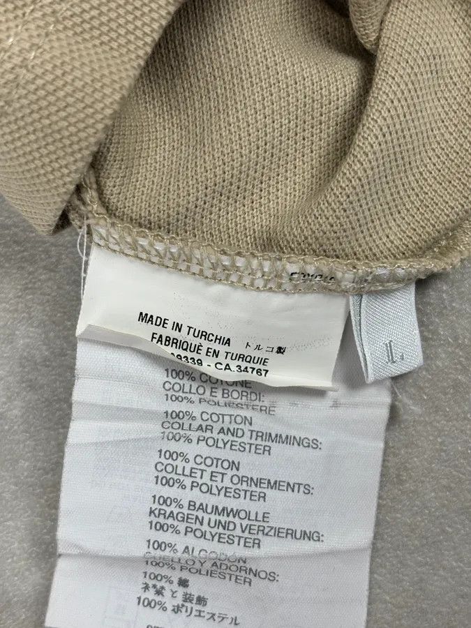 Prada 2000s Prada Beige Linea Rossa Contrast Trim Polo Size US S / EU 44-46 / 1 - 10 Thumbnail