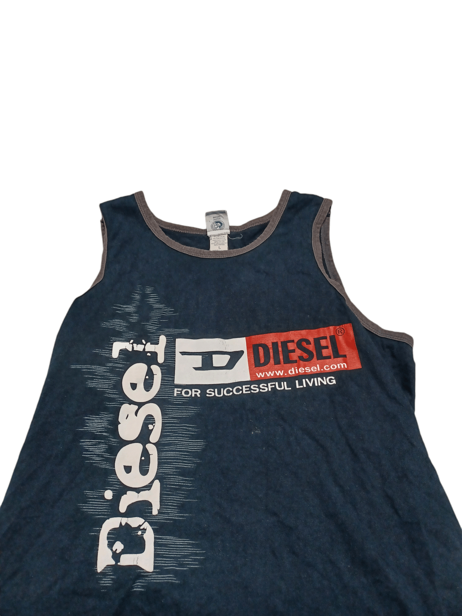 Diesel DIESEL VINTAGE BIGLOGO AVANTGARDE SLEEVELESS TEE Size US L / EU 52-54 / 3 - 2 Thumbnail