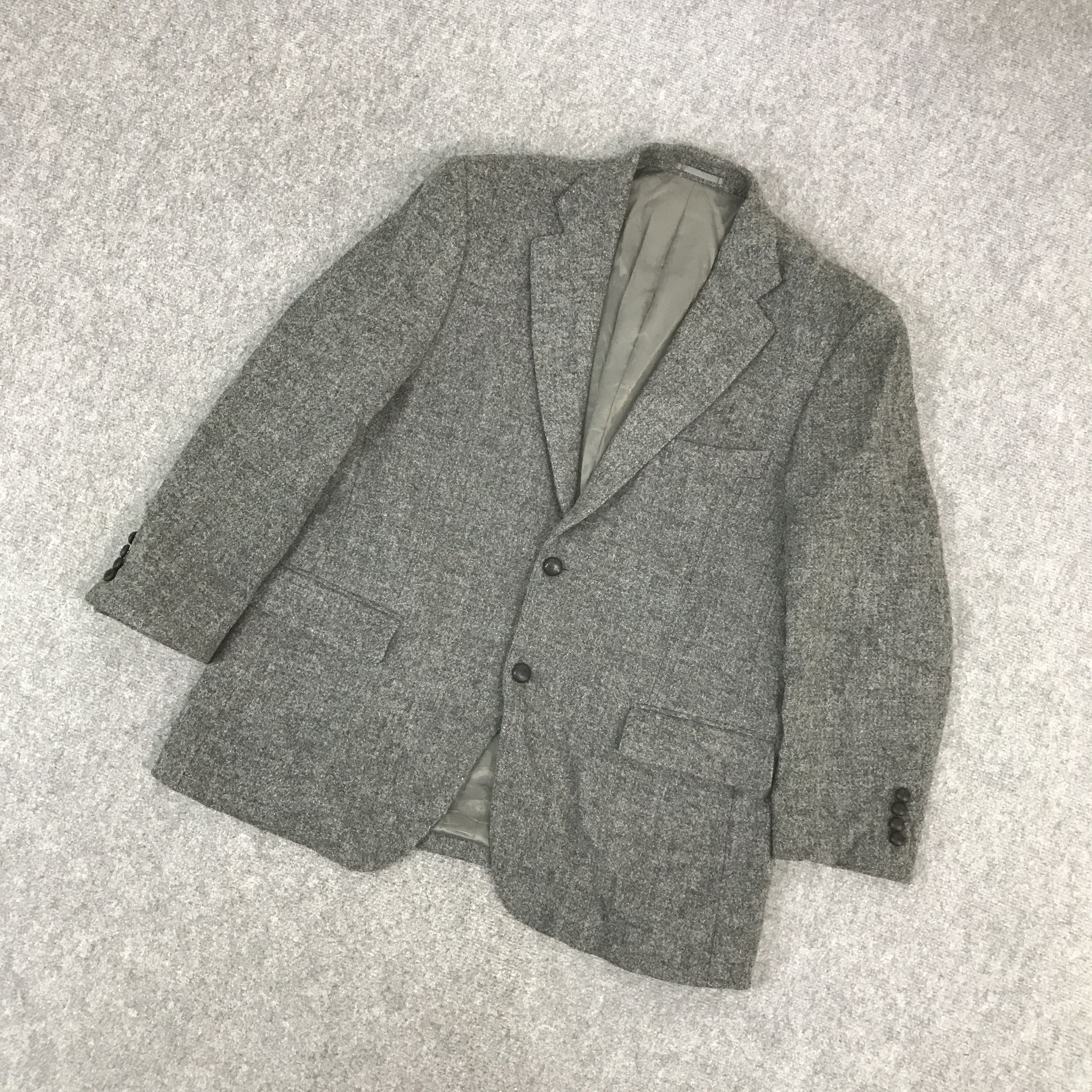 Harris Tweed HARRIS TWEED WOOL CLASSIC BLAZER JACKET Size L / US 10 / IT 46 - 5 Thumbnail