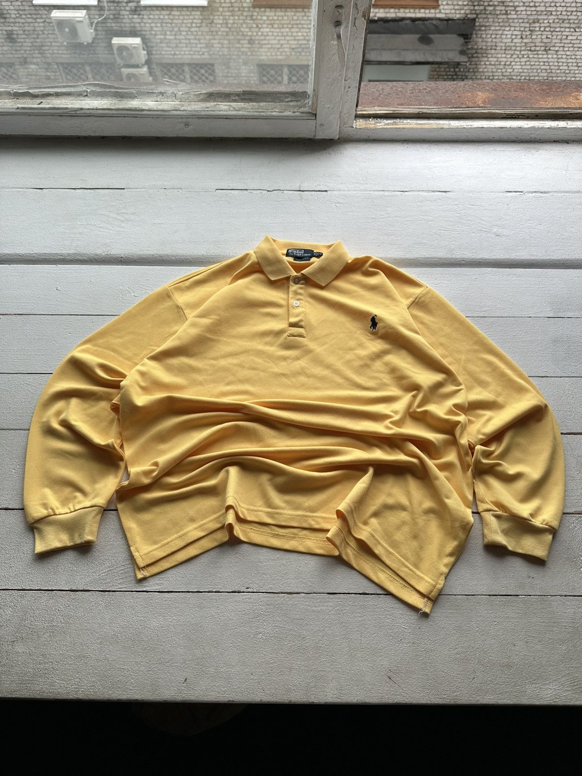 Ralph Lauren VNTG🚨 90s Polo Ralph Lauren Longsleeve Rugby Y2K pony luxury Size US XXL / EU 58 / 5 - 1 Thumbnail