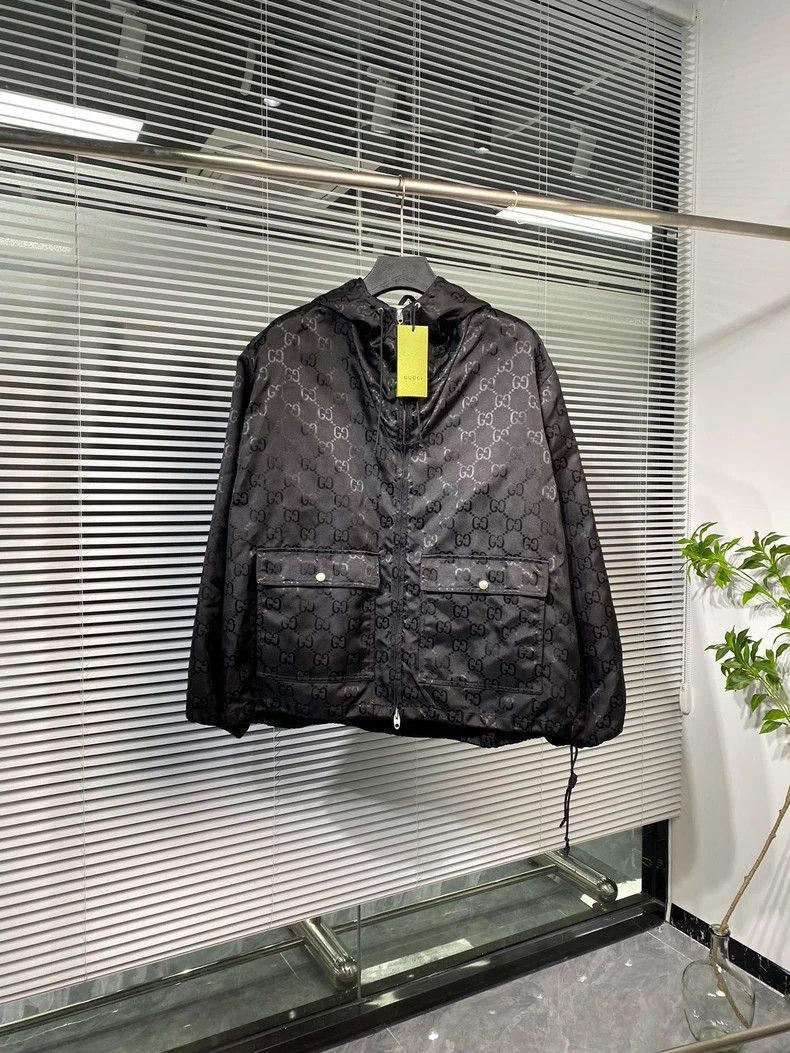 Gucci Gucci Off The Grid Patterned Windbreaker Jacket-2506 Size US M / EU 48-50 / 2 - 1 Thumbnail