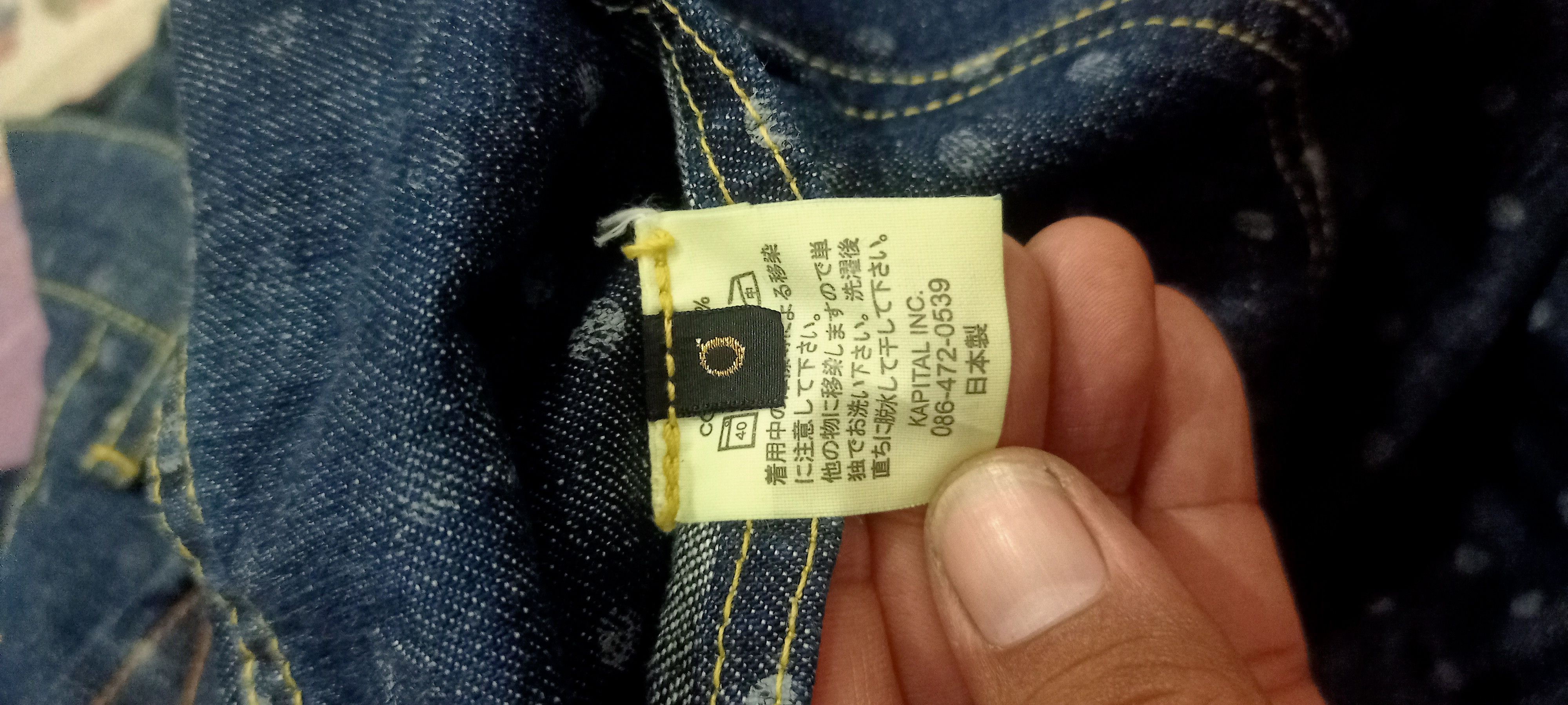 Kapital Kapital Denim Polcadot Size 29" - 11 Thumbnail
