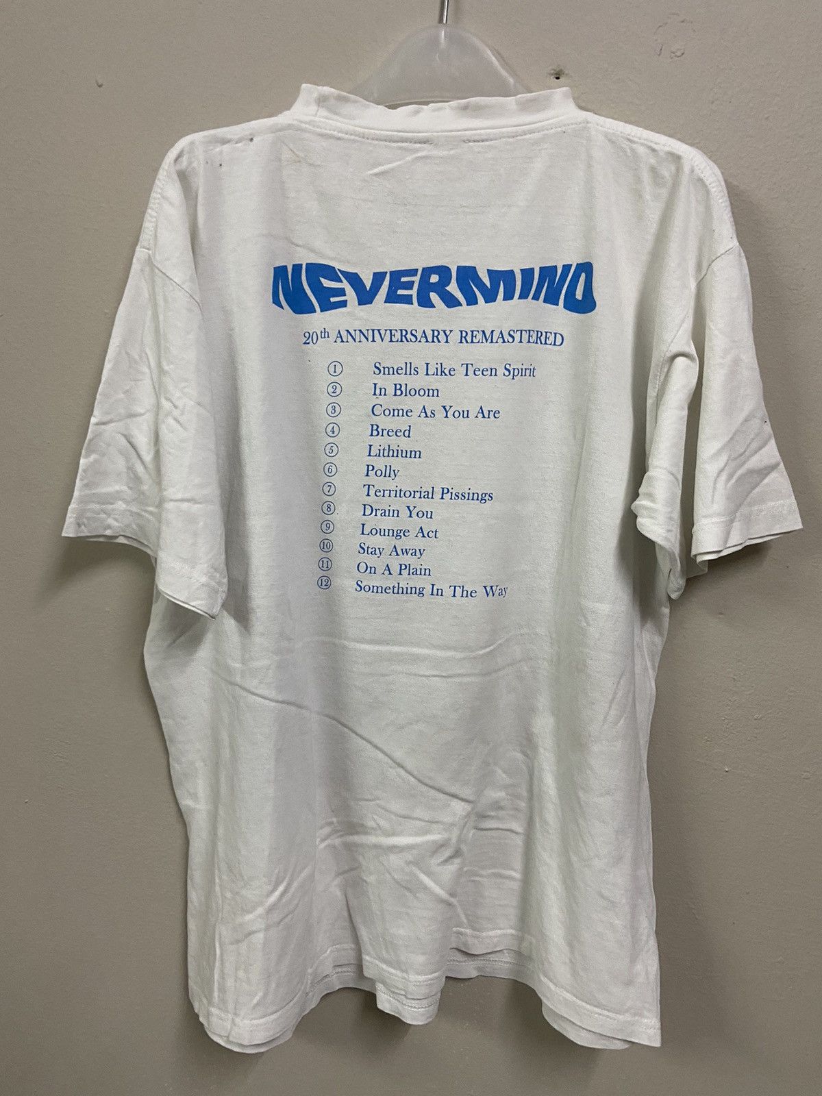 Nirvana × Vintage Vintage Nirvana 20th Nevermind tshirt Size US L / EU 52-54 / 3 - 6 Thumbnail