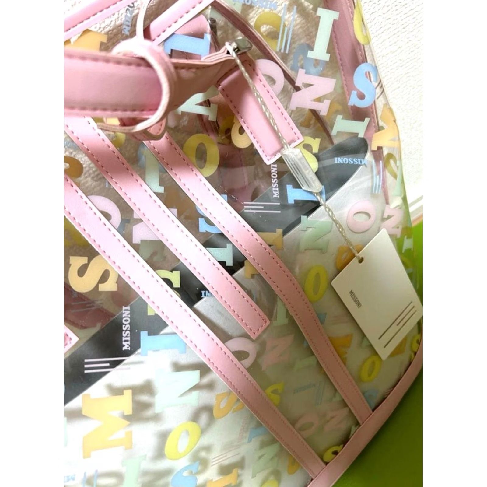 Missoni Missoni Clear Bag Skeleton Limited Edition Multicolor Pattern Style Iconic E Bag Women Medium Size ONE SIZE - 5 Thumbnail