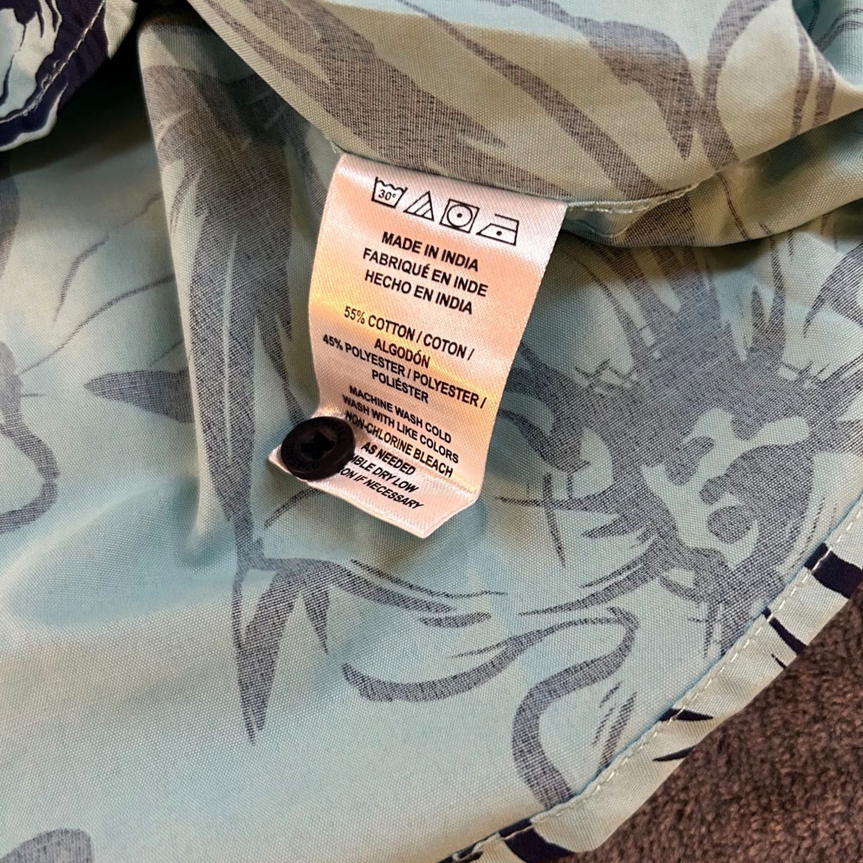 O'Neill O'Neill Lakeside Shirt Mens Medium Floral Print Button-Up Short Sleeve Blue NWT Size US M / EU 48-50 / 2 - 6 Thumbnail