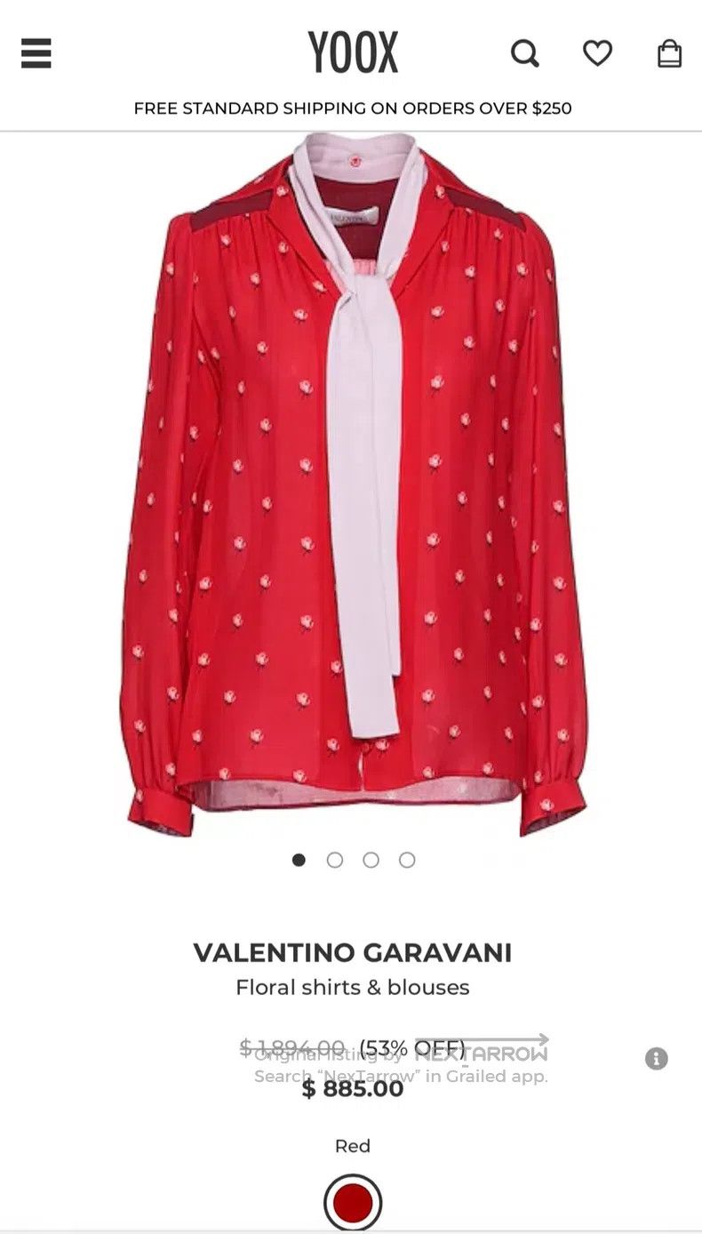 Valentino Valentino The main line is three-dimensional printing of m Size M / US 6-8 / IT 42-44 - 9 Thumbnail