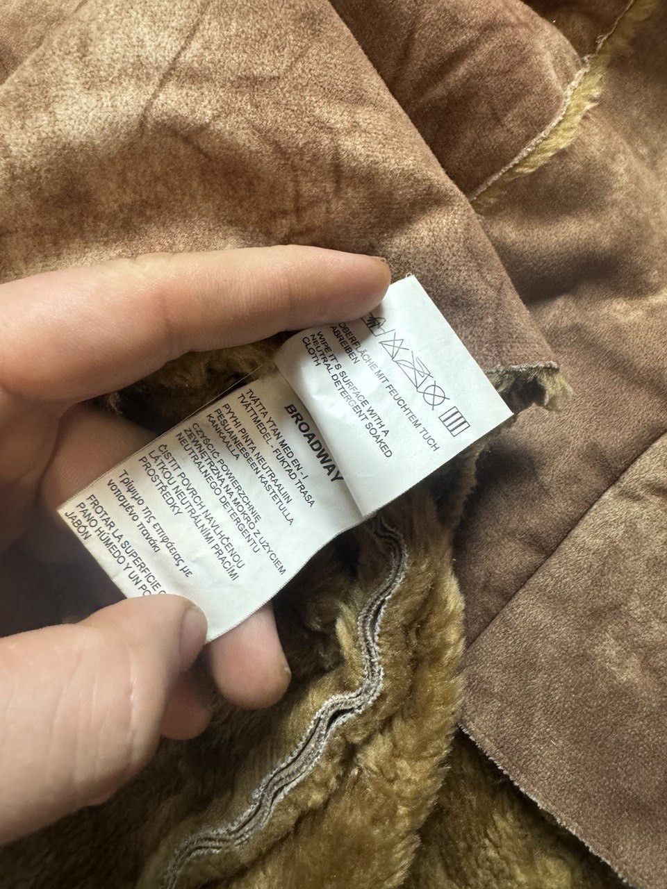 Japanese Brand × Vintage Vintage Y2K Suede Leather Style Fur Faux Collar Sleeve Jack Size US S / EU 44-46 / 1 - 8 Thumbnail