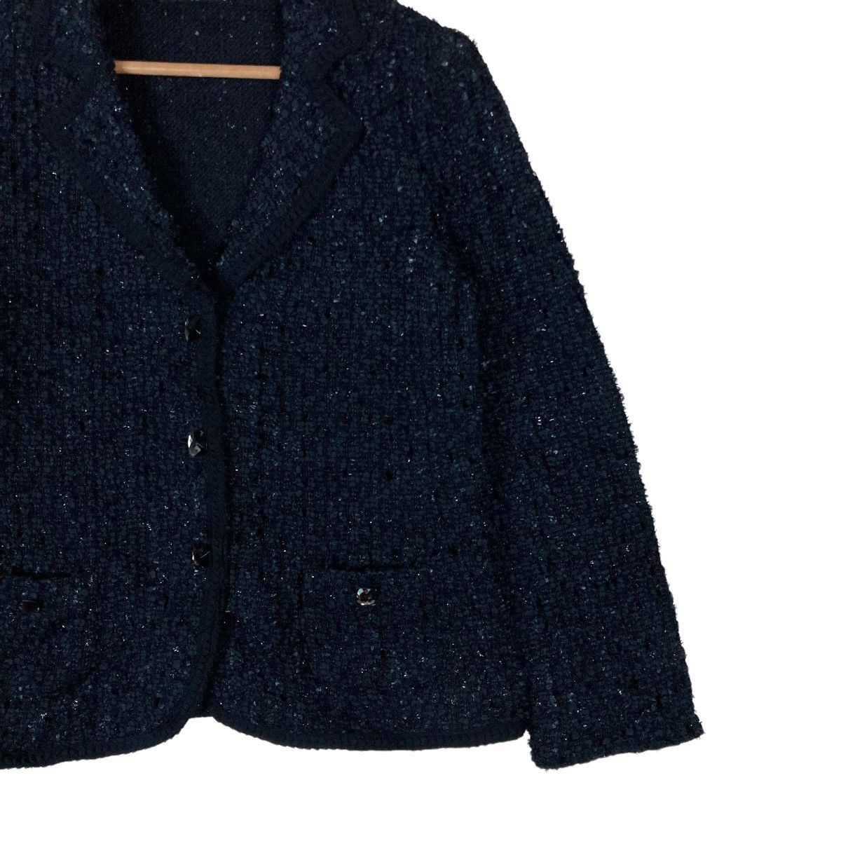 Vintage Andrea Ppat for Leilian Luxury House Fashion Blazer Coat Size M / US 6-8 / IT 42-44 - 3 Thumbnail