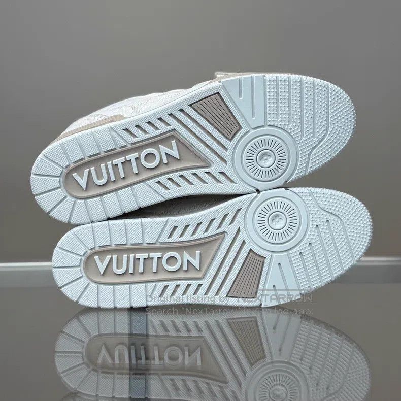Louis Vuitton Louis Vuitton Trainer 25 New Beige Velcro shoes Size US 8 / EU 41 - 7 Thumbnail