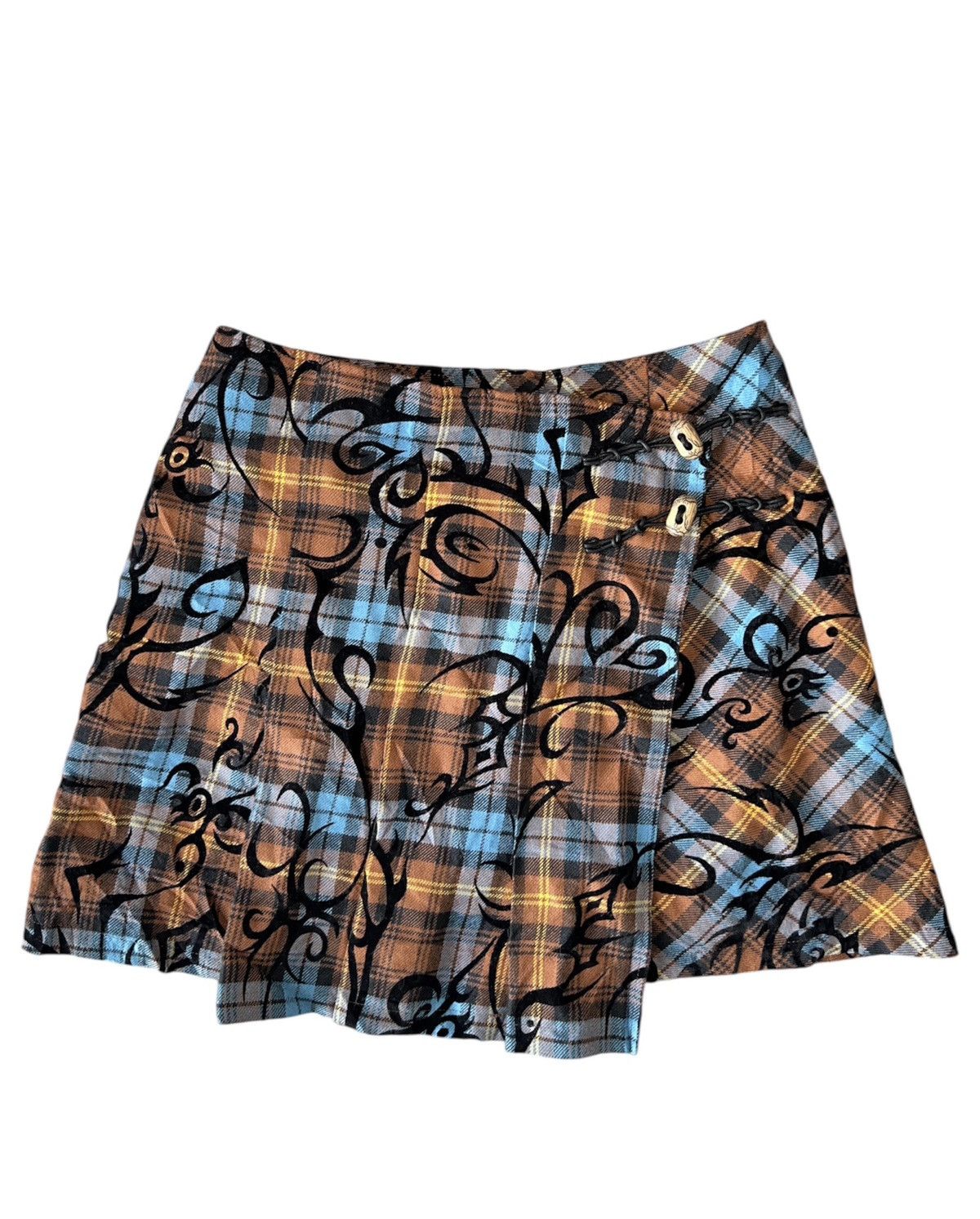 Japanese Brand Ba-tsu tribal mini skirt 🐆➕ Size 25" / US 0 / IT 36 - 1 Thumbnail