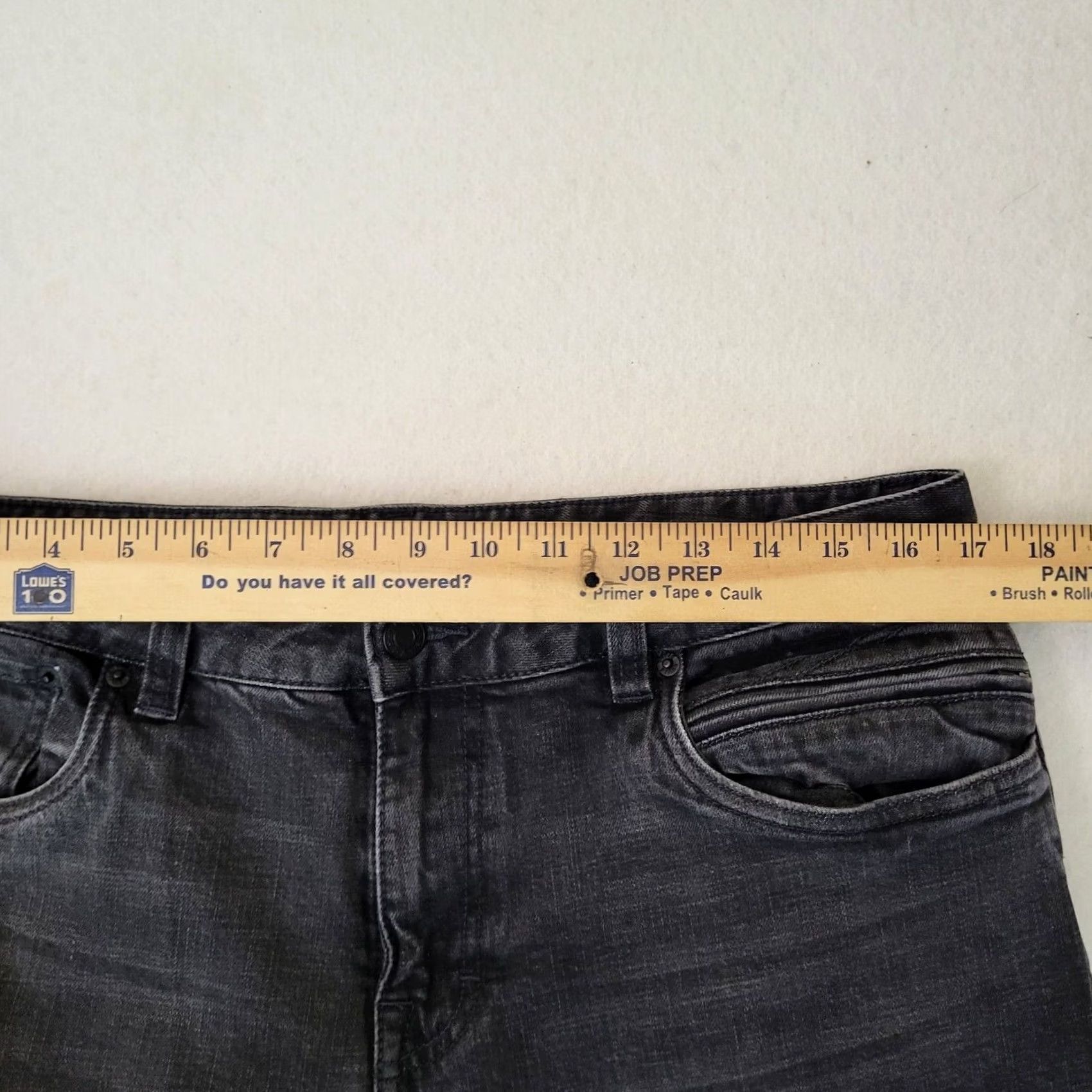 Prana Prana Jeans Men Dark Gray Straight 34x33 Denim 5-Pocket Casual Regular Fit Size 34 33 Segmented Size US 34 / EU 50 - 7 Thumbnail