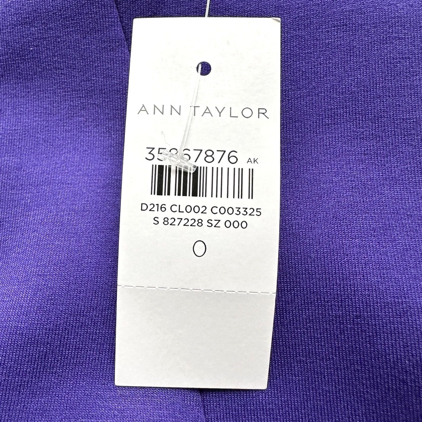 Ann Taylor Ann Taylor Maxi Dress Womens 0 Sleeveless Purple Back Zip NWT Size XS / US 0-2 / IT 36-38 - 5 Thumbnail