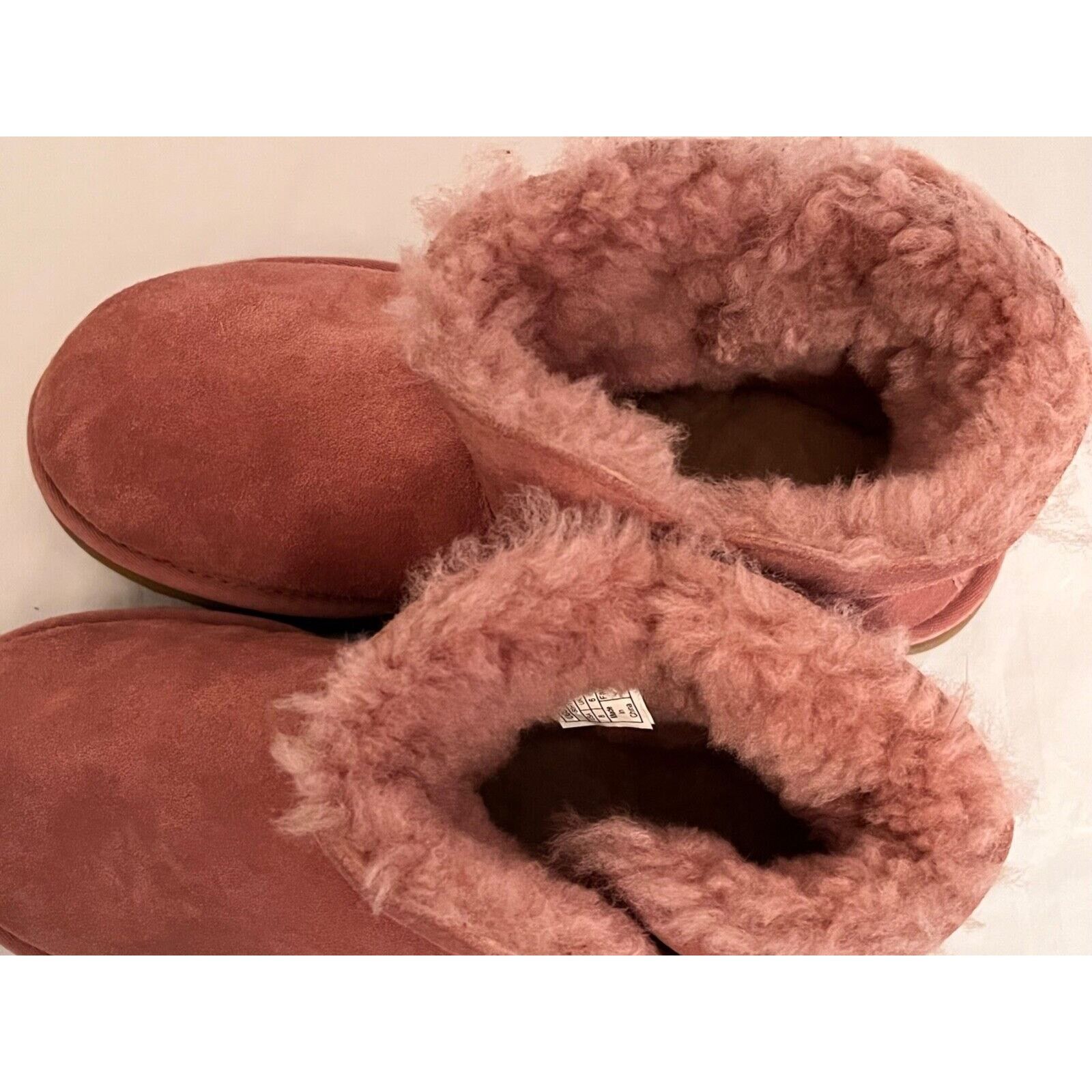 UGG MINI BAILEY FLUFF BUCKLE PINK S/N 1104182 -Size Pink