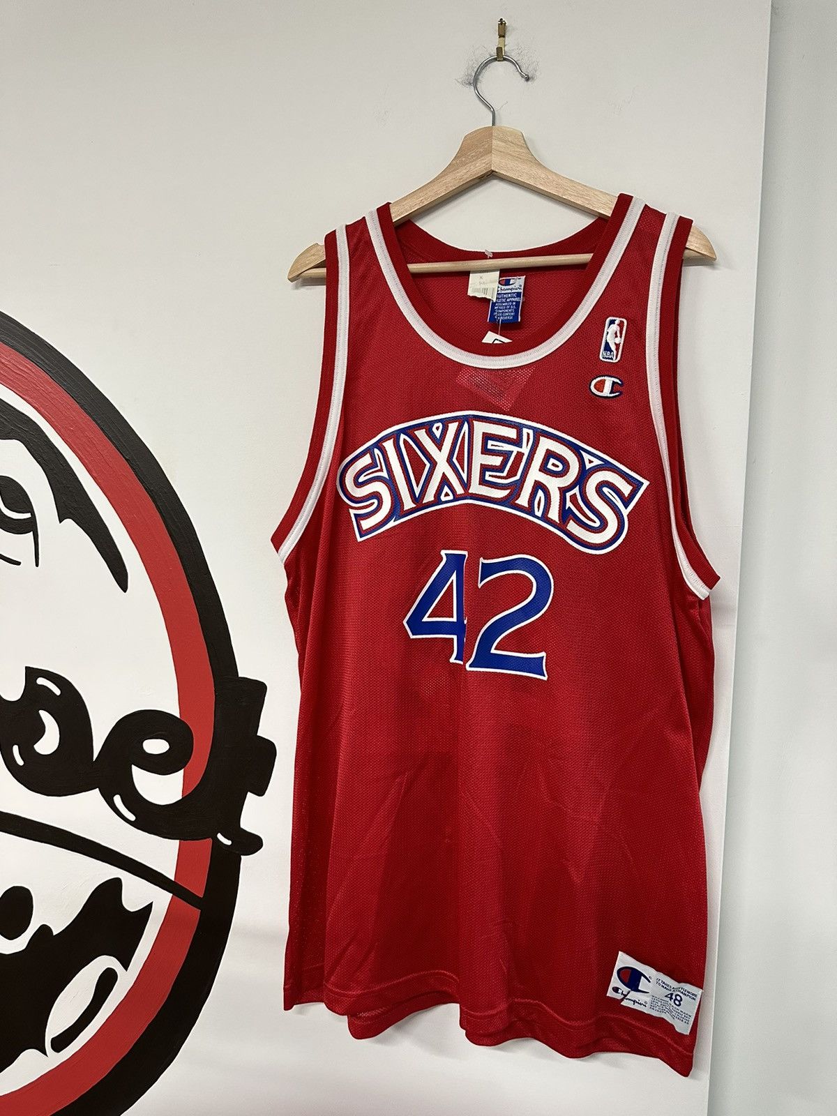 Vintage 90s Champion Stackhouse 76ers NBA Jersey