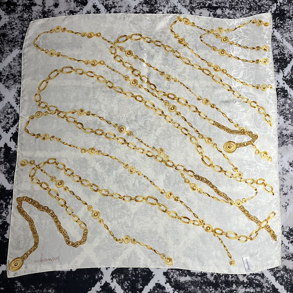 Yves Saint Laurent Yves Saint Laurent Silk scarf Size ONE SIZE - 8 Thumbnail