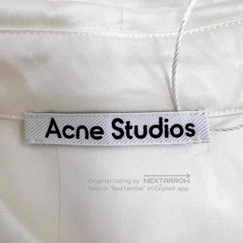 Acne Studios Acne Studios Beige Collar Single Button Long Sleeve Irregu Size XXS / US 00 / IT 34 - 6 Thumbnail