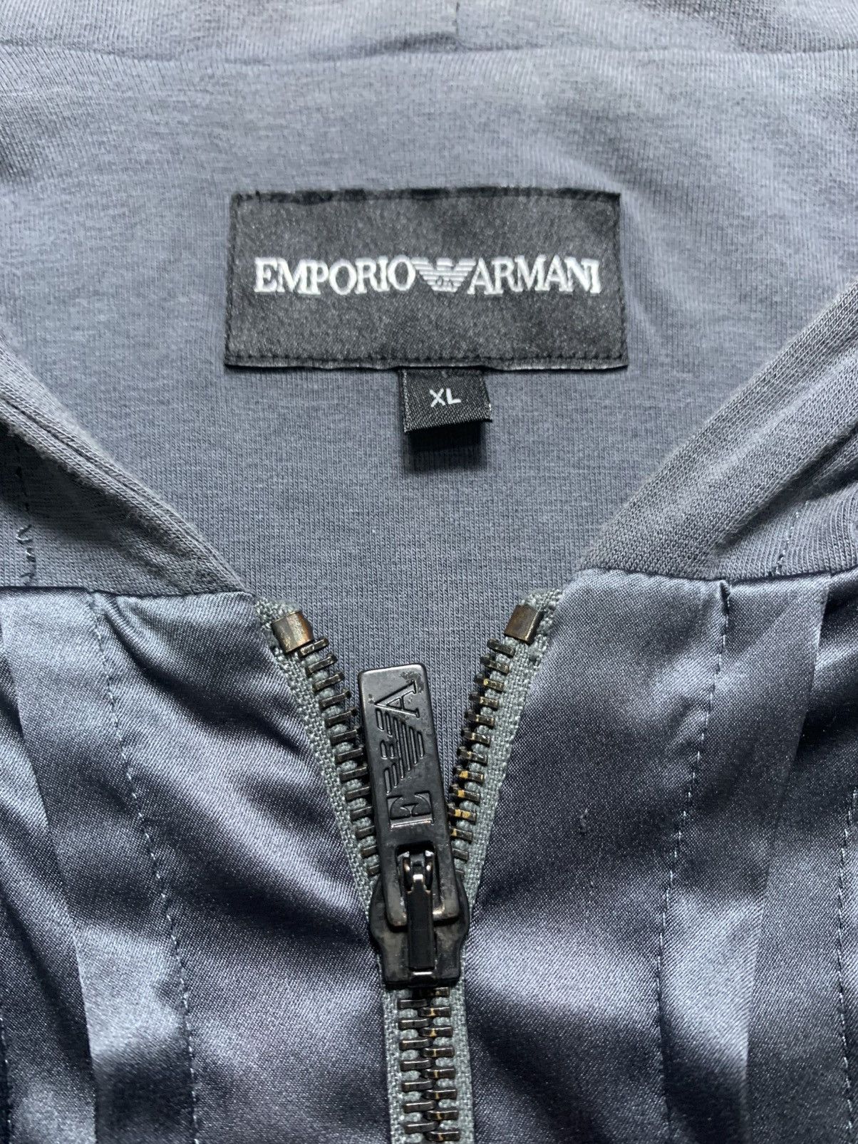 Emporio Armani Emporio Armani Texture Zip Up Size US XL / EU 56 / 4 - 7 Thumbnail