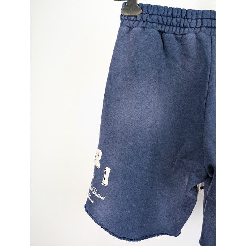Amiri o1rshd1 Vintage Collegiate Shorts in Blue Size US 30 / EU 46 - 15 Thumbnail
