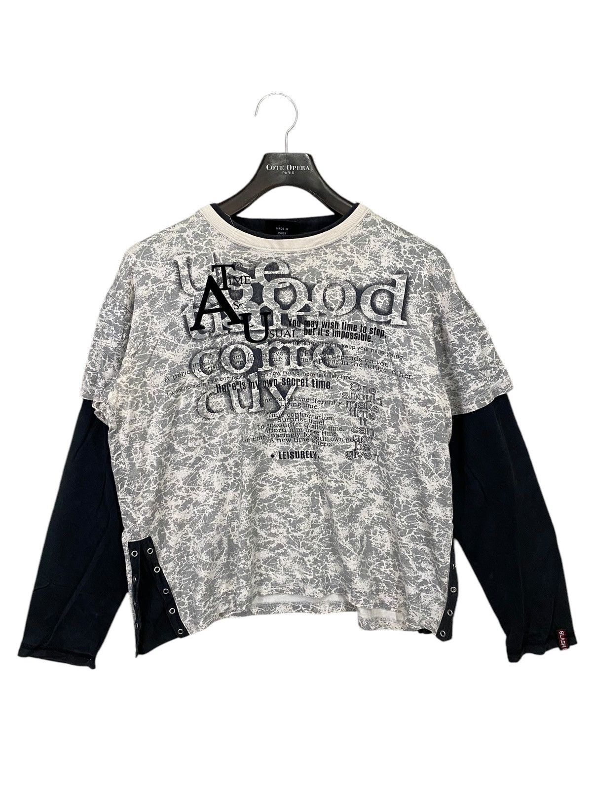 If Six Was Nine Japanase brand y2k slash number double sleeve tshirt Size US L / EU 52-54 / 3 - 1 Thumbnail