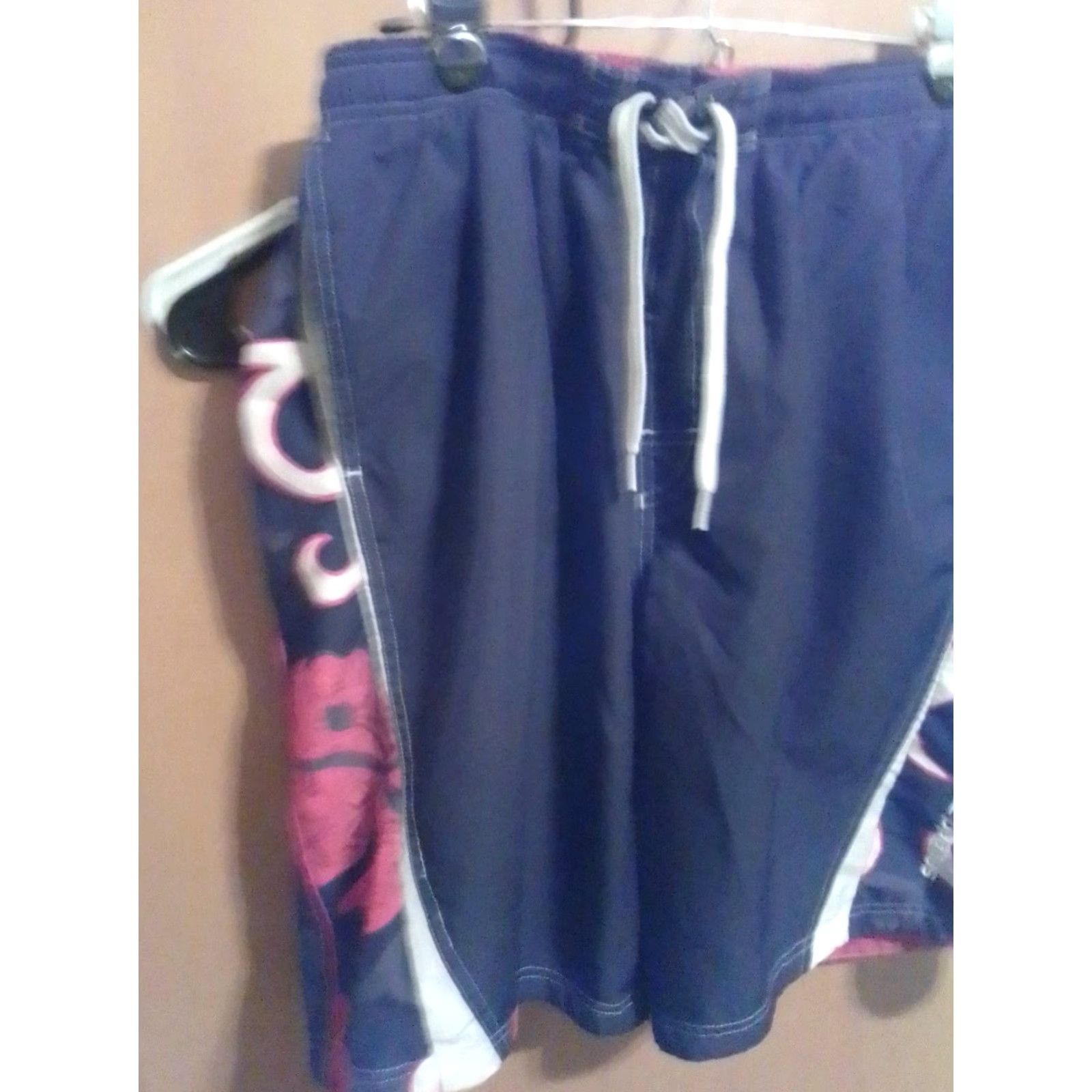 Speedo SPEEDO Board Shorts Bottom 34-36" Men Black Red Pockets Colorblock Beach Surfing Size US 34 / EU 50 - 4 Thumbnail