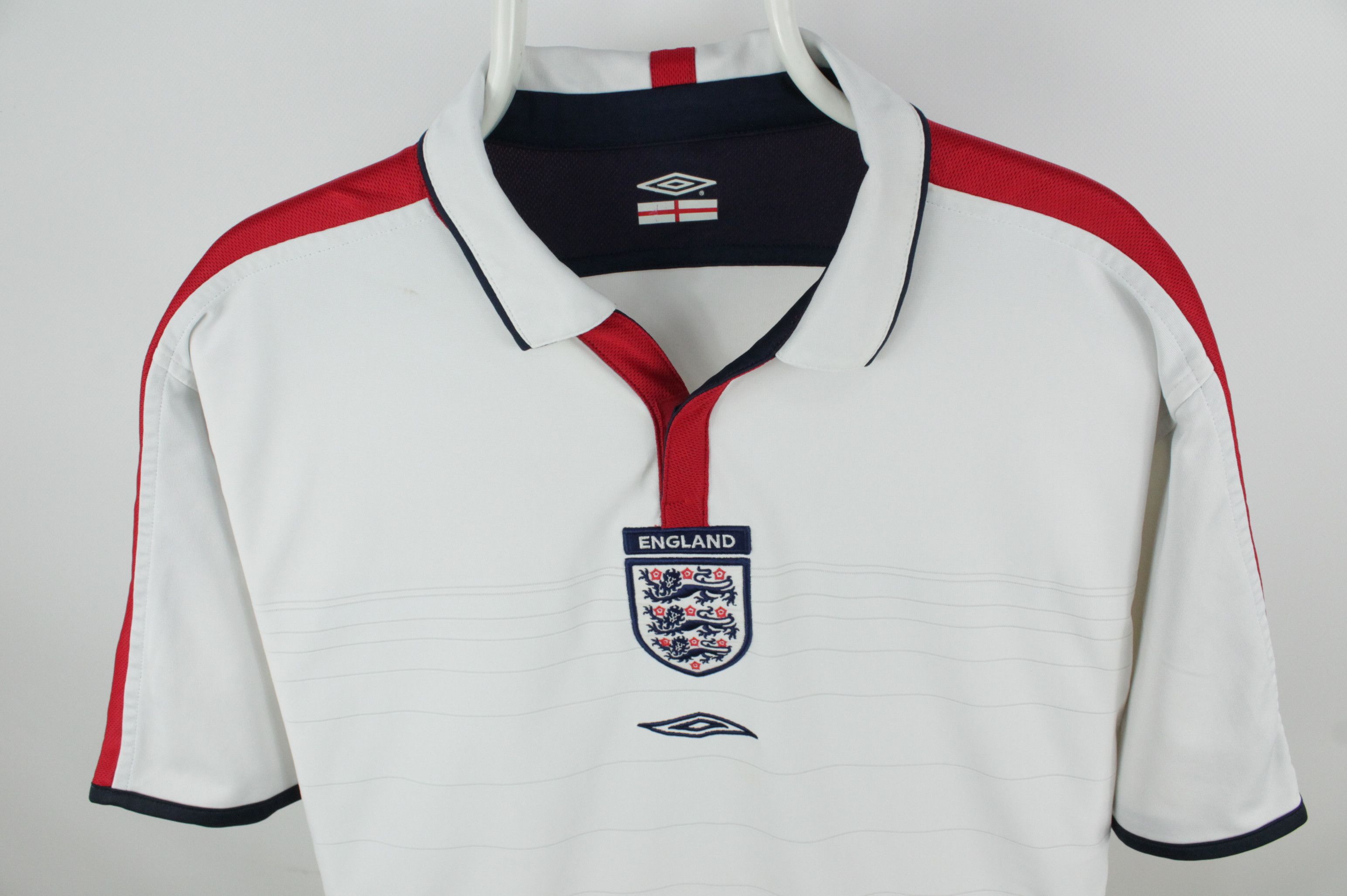 Umbro England National Team 2003 2005 Umbro Football Shirt Size US L / EU 52-54 / 3 - 2 Thumbnail