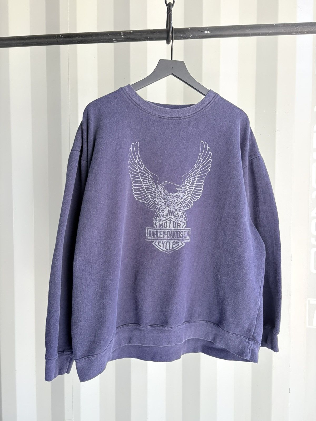 Harley Davidson Thrashed Harley Davidson Faded Distressed ERD Grunge WCC Size US XL / EU 56 / 4 - 1 Thumbnail