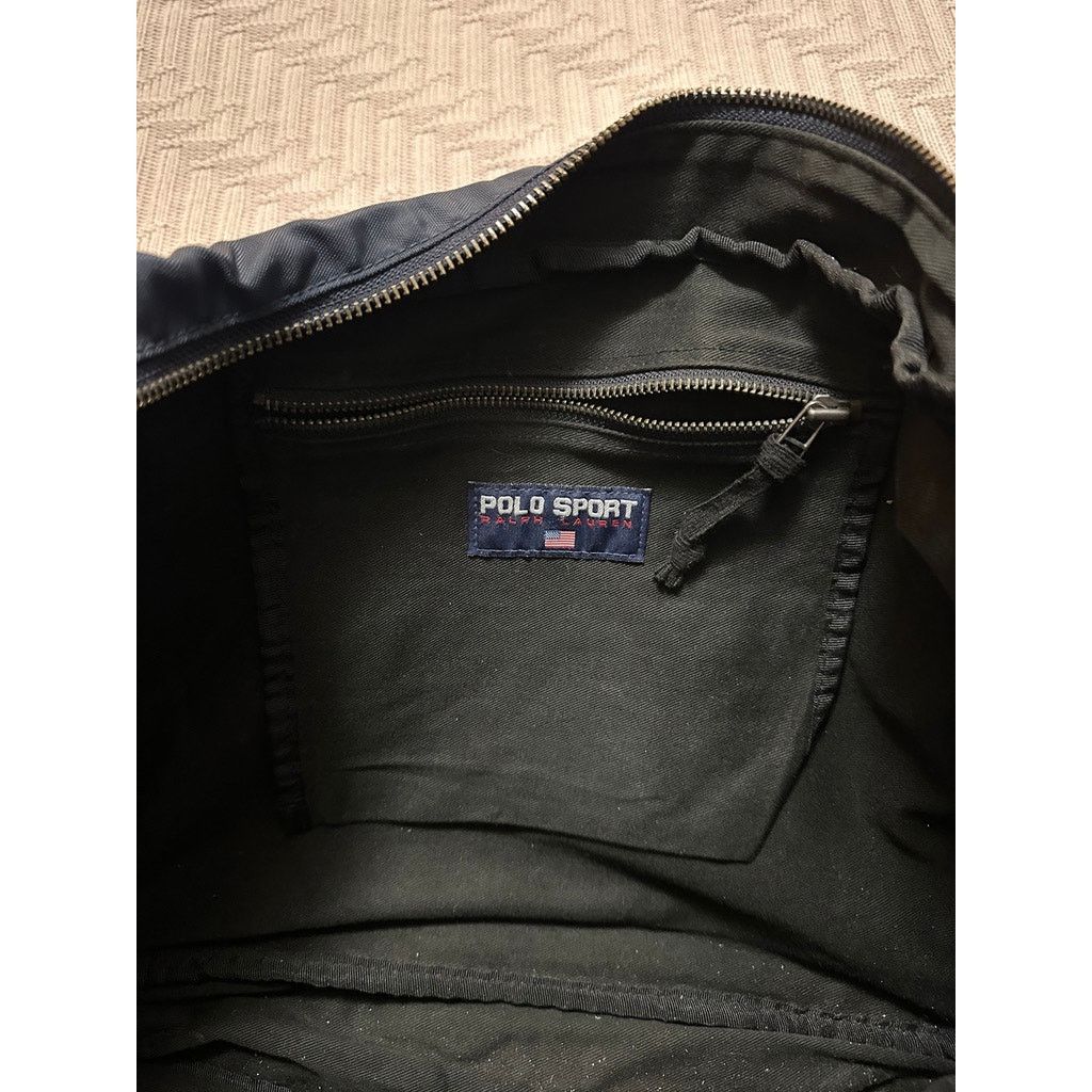 Polo Ralph Lauren Vintage 90s Polo Ralph Lauren navy messenger bag Size ONE SIZE - 5 Thumbnail