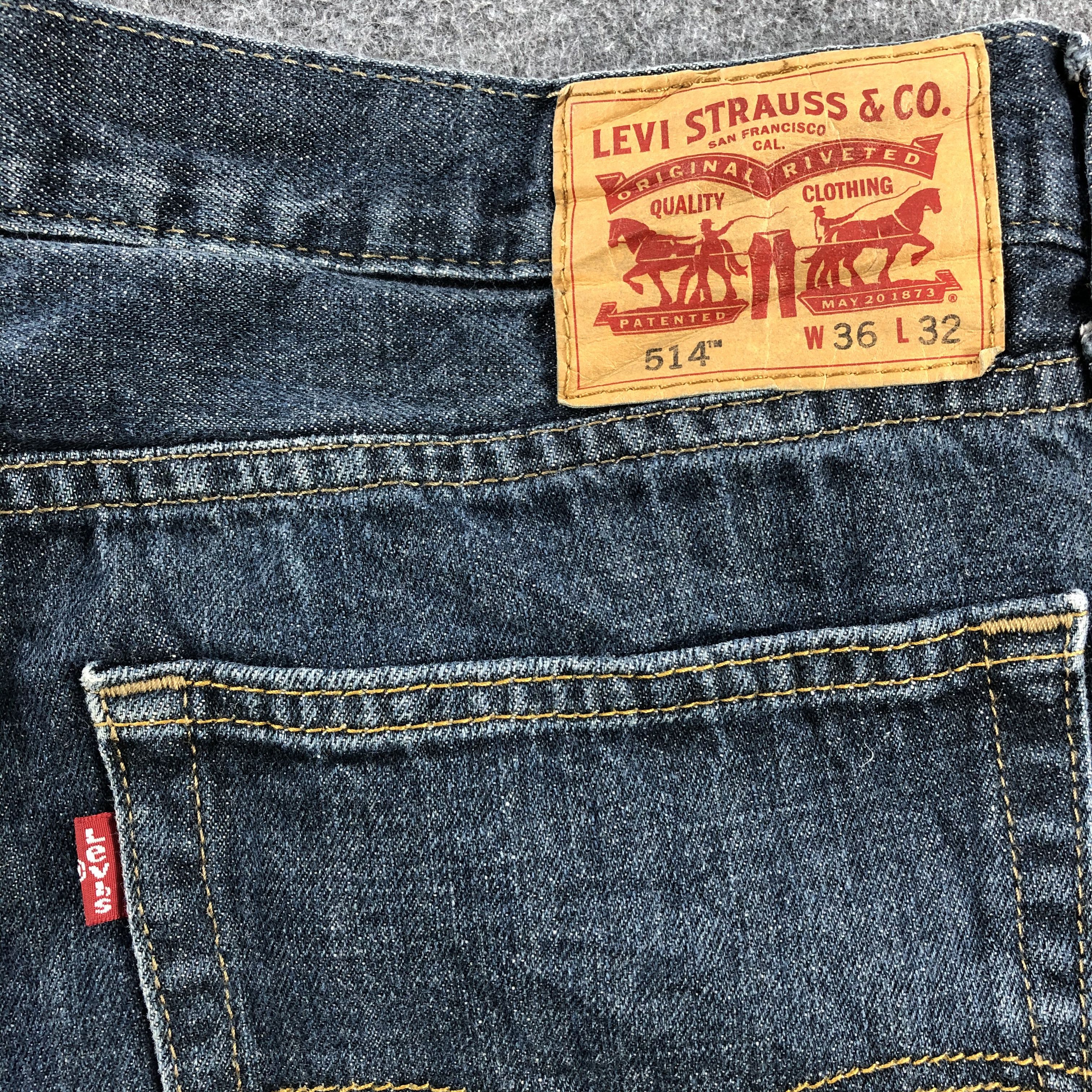 Levi's Vintage Distess Levis 514 Jeans-J977 Size US 37 - 5 Thumbnail