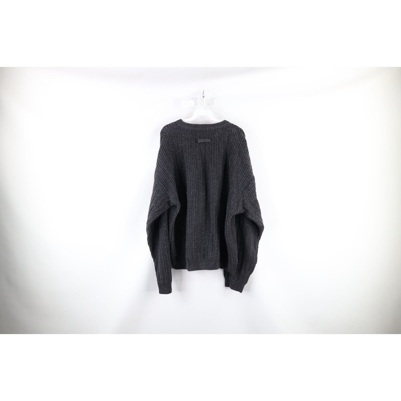 Vintage Vintage 90s Streetwear Blank Ribbed Knit Boxy Fit Sweater Size US L / EU 52-54 / 3 - 6 Thumbnail