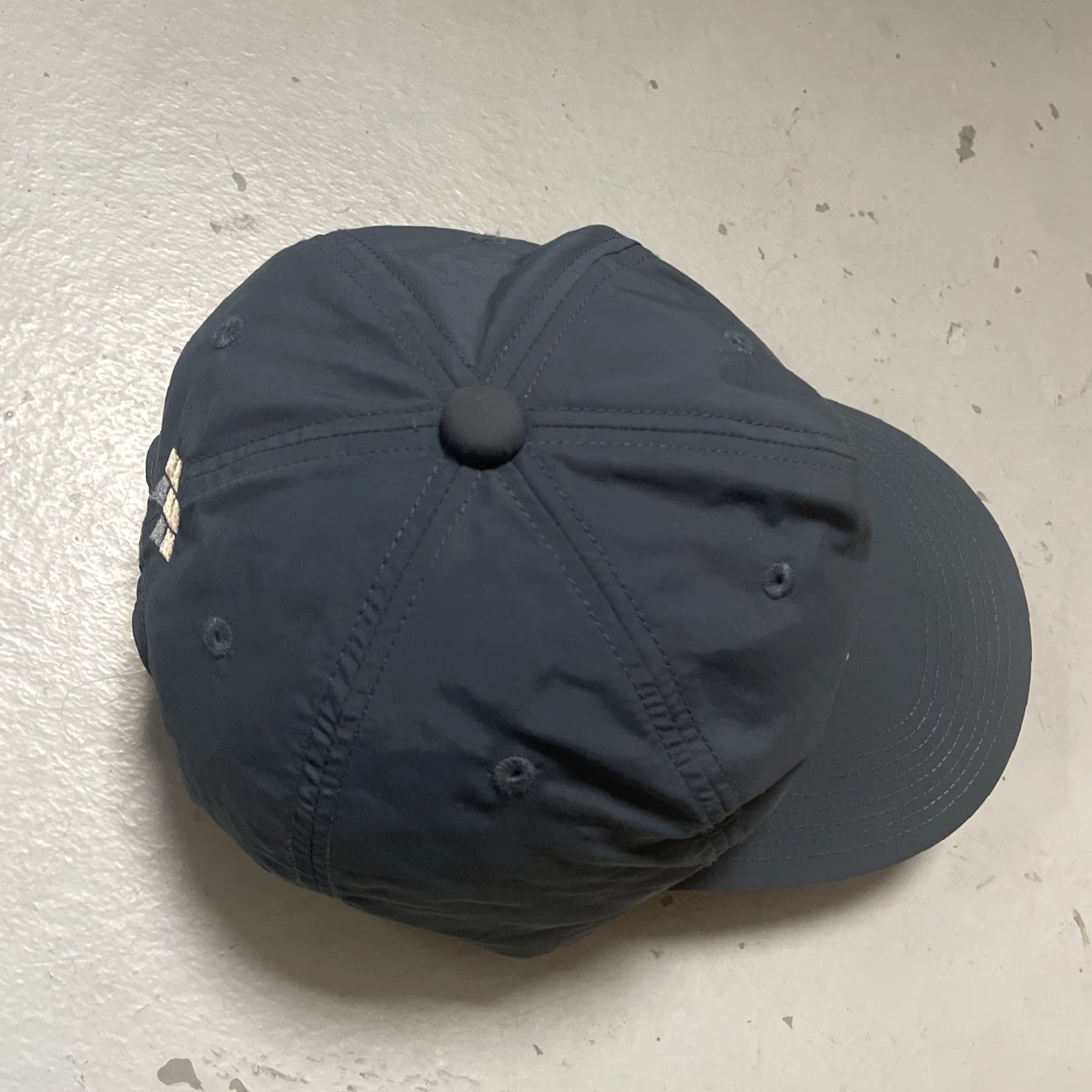 Montbell MONTBELL Nylon SnapBack Logo Spell Out Camp Outdoor Hiking Cap OS Blue Unisex Adults Cap Photo-Brand Outdoor Sports Gorp Trek Style 90s? Size ONE SIZE - 4 Thumbnail