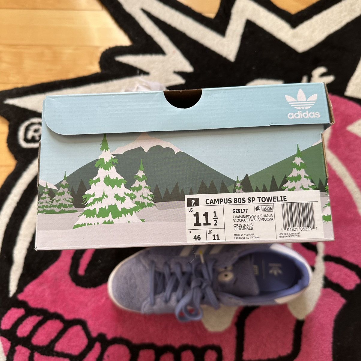 Adidas Southpark Towelie Campus 80s SP Size US 11.5 / EU 44-45 - 12 Thumbnail
