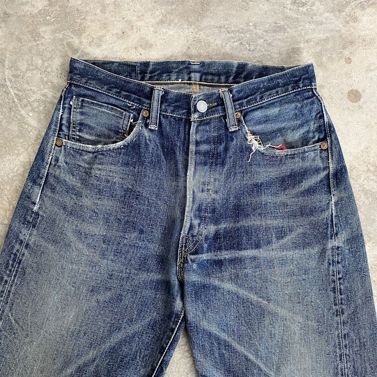 Pherrow's Vintage Pherrow’s Stormy Blue Faded Blue Selvedge Jeans Size US 29 - 8 Thumbnail