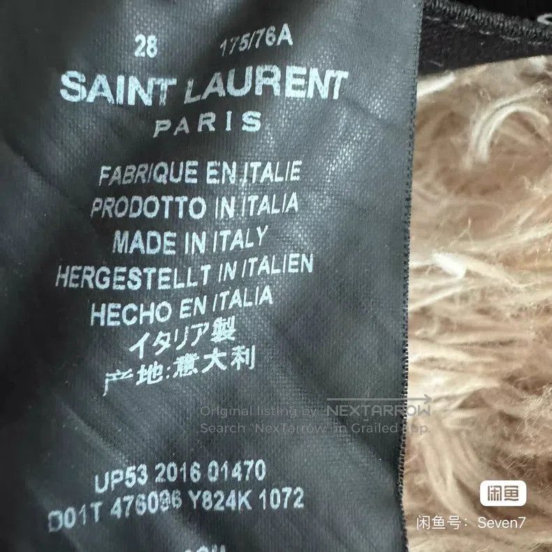 Saint Laurent Paris #REF! Size US 28 / EU 44 - 6 Thumbnail